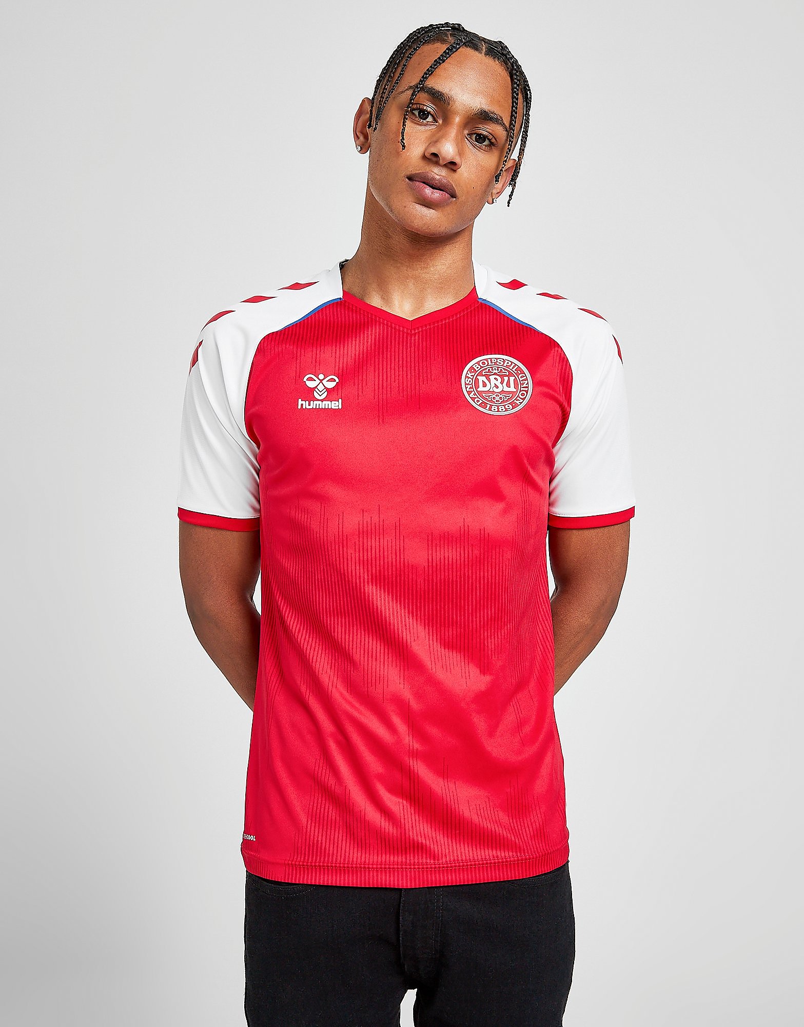 

Hummel Denmark 2021/22 Home Shirt - Red - Mens, Red