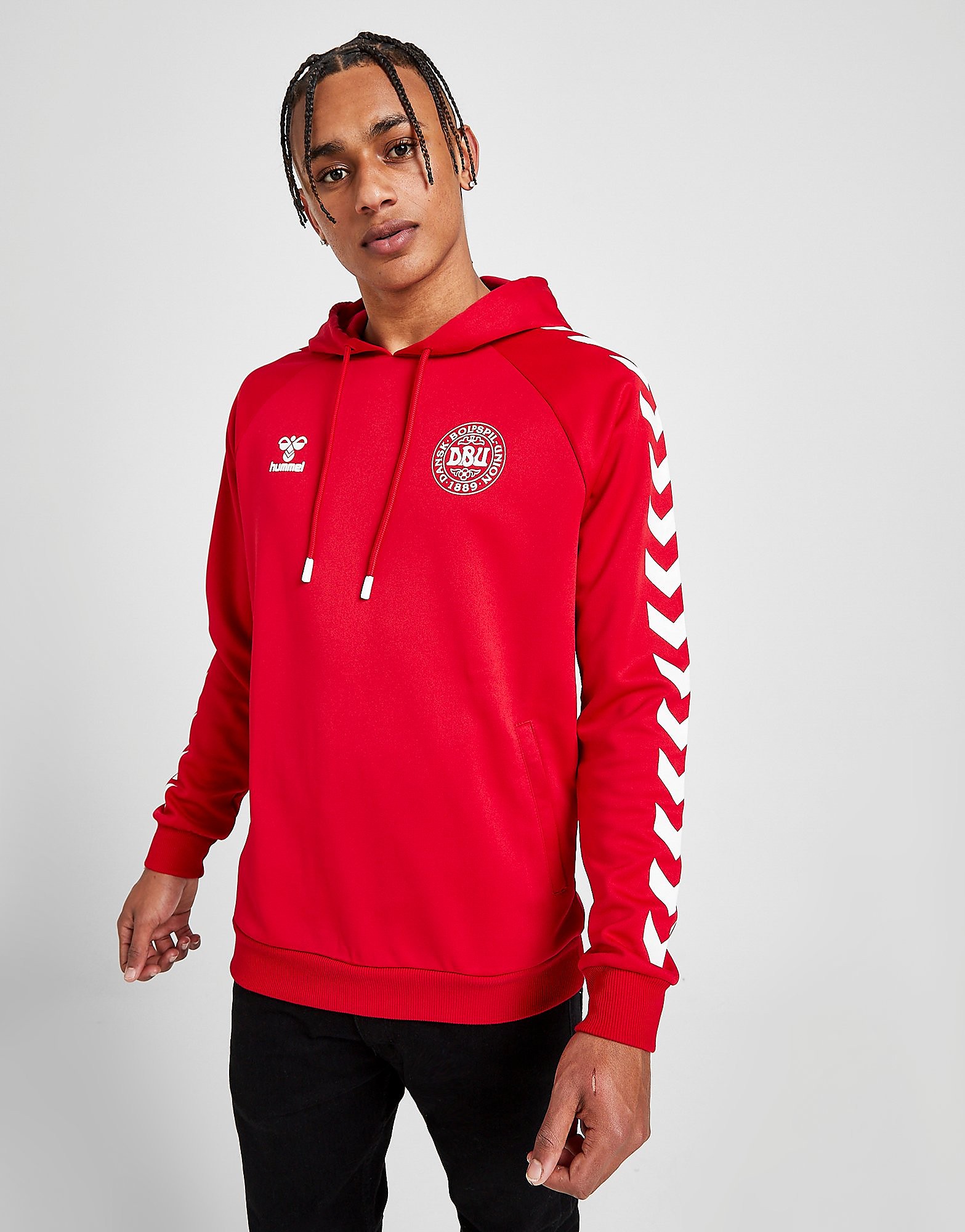 

Hummel DBU Fan 21/22 Hoodie - Red - Mens, Red