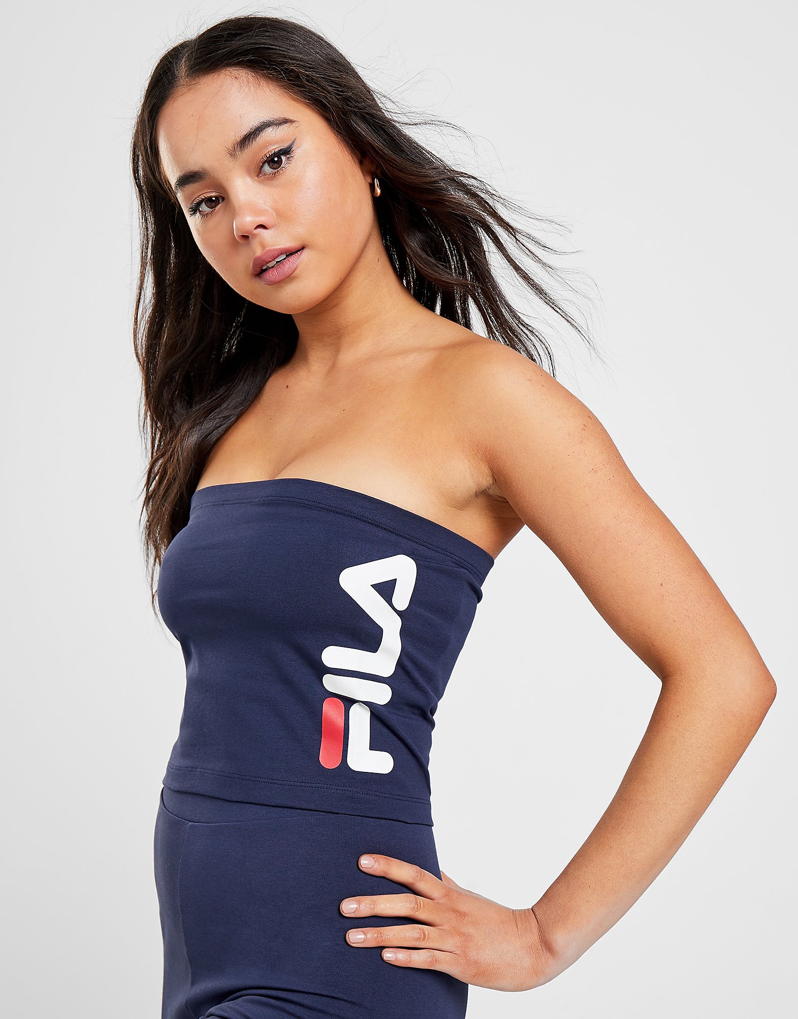 

Fila Logo Bandeau Top - Only at JD - Navy - Womens, Navy