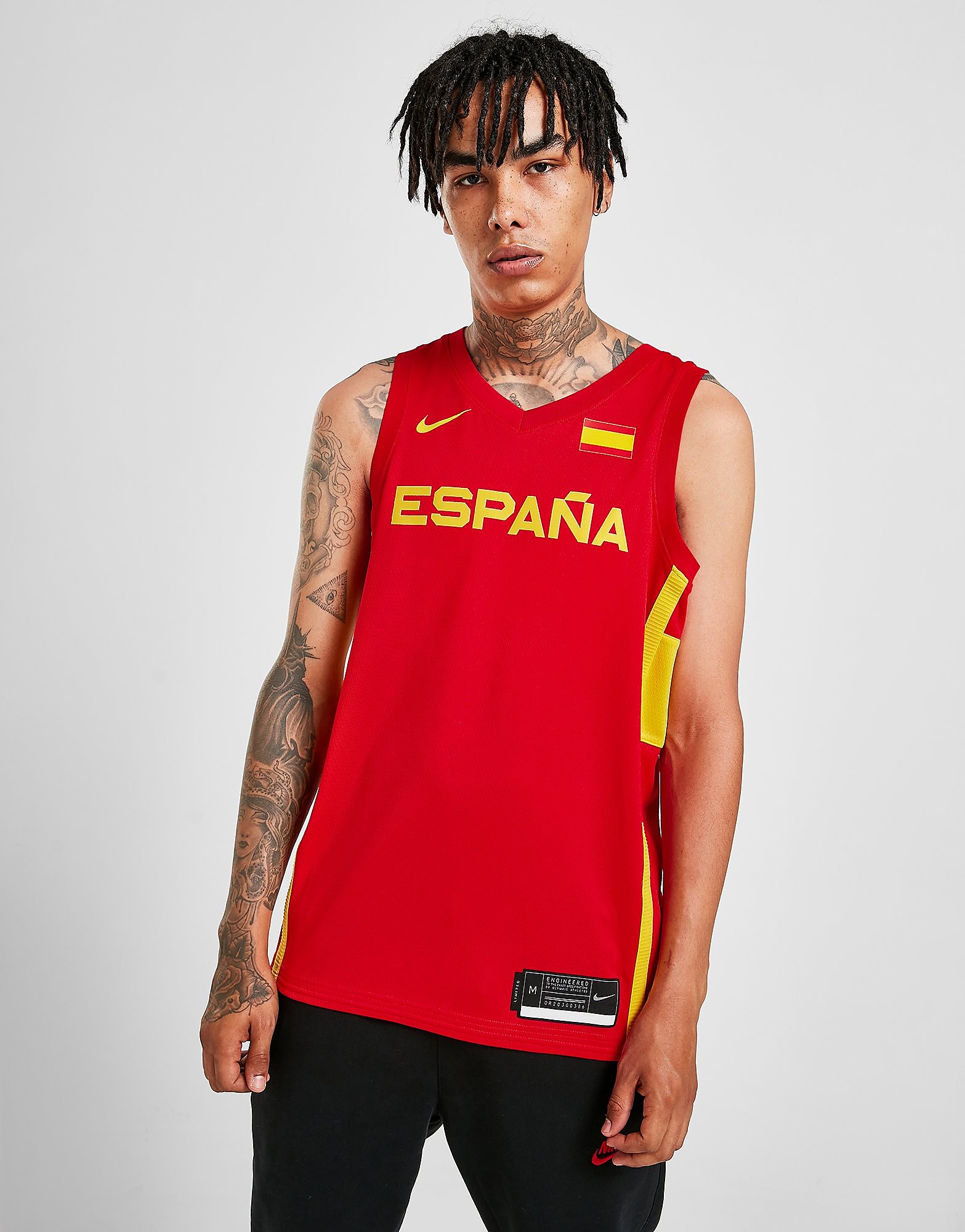 

Nike Spain Basketball Jersey - Red - Mens, Red