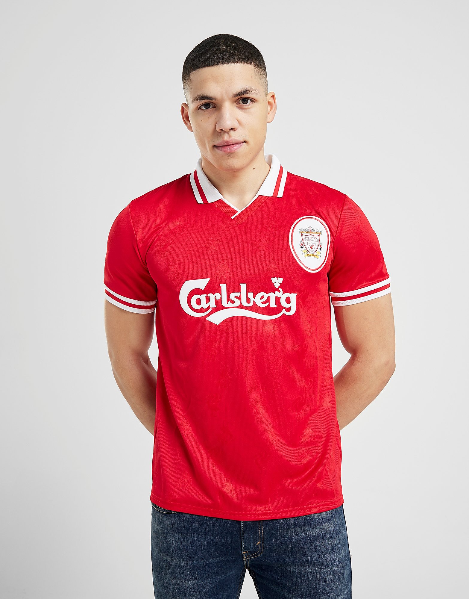 Liverpool FC Maillot rétro '96 Liverpool Fc Homme - Rouge, Rouge