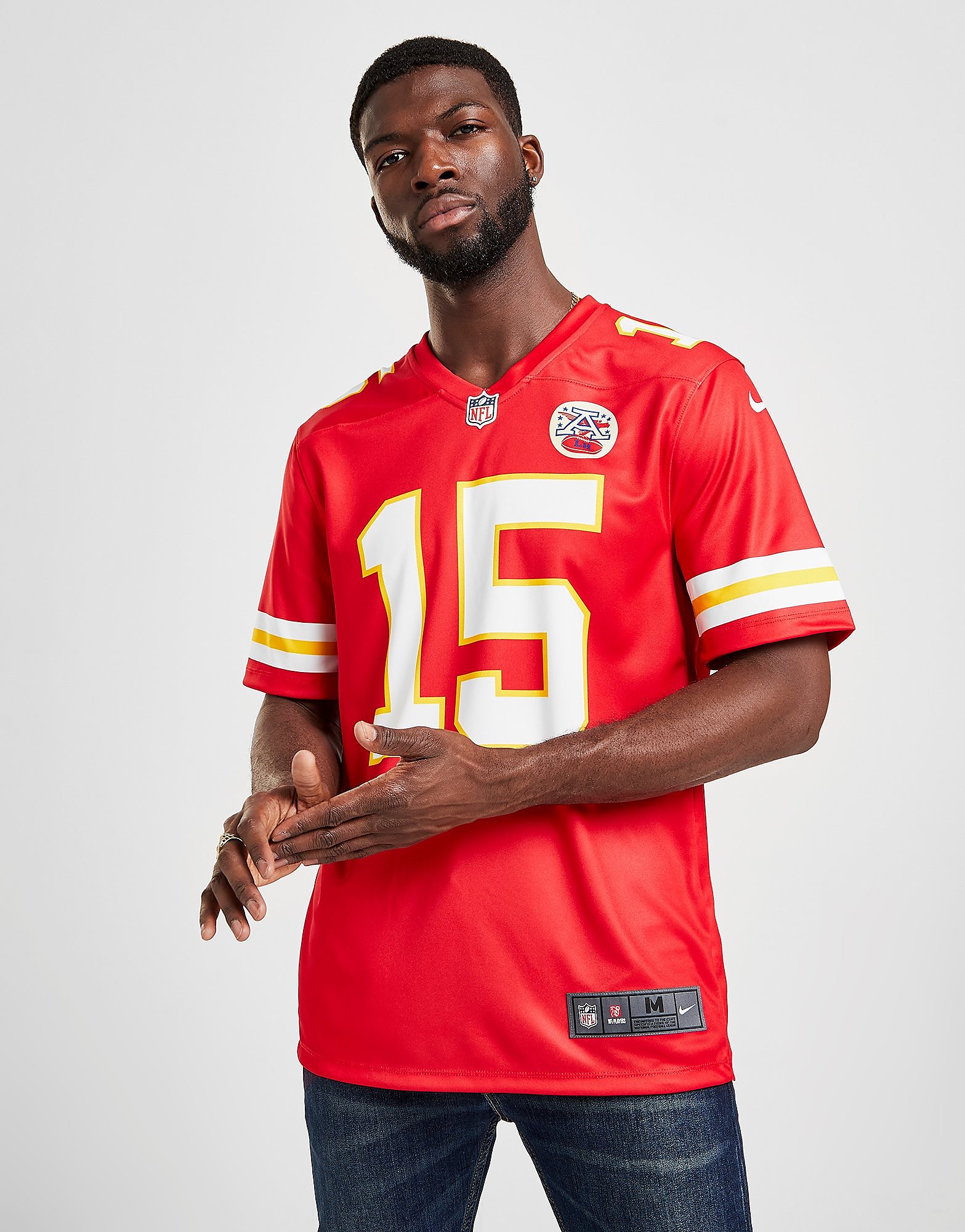 

Nike NFL Kansas City Chiefs Mahomes #15 Jersey - Red - Mens, Red