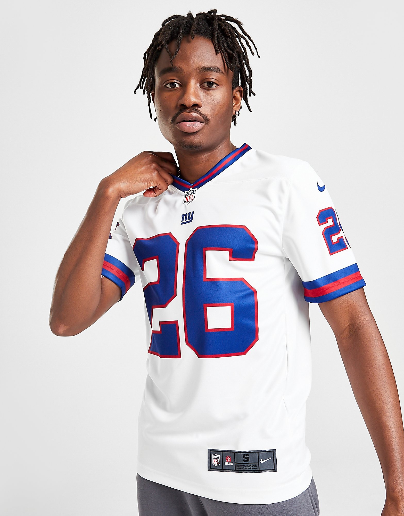 

Nike NFL New York Giants Barkley #26 Legend Jersey - White - Mens, White