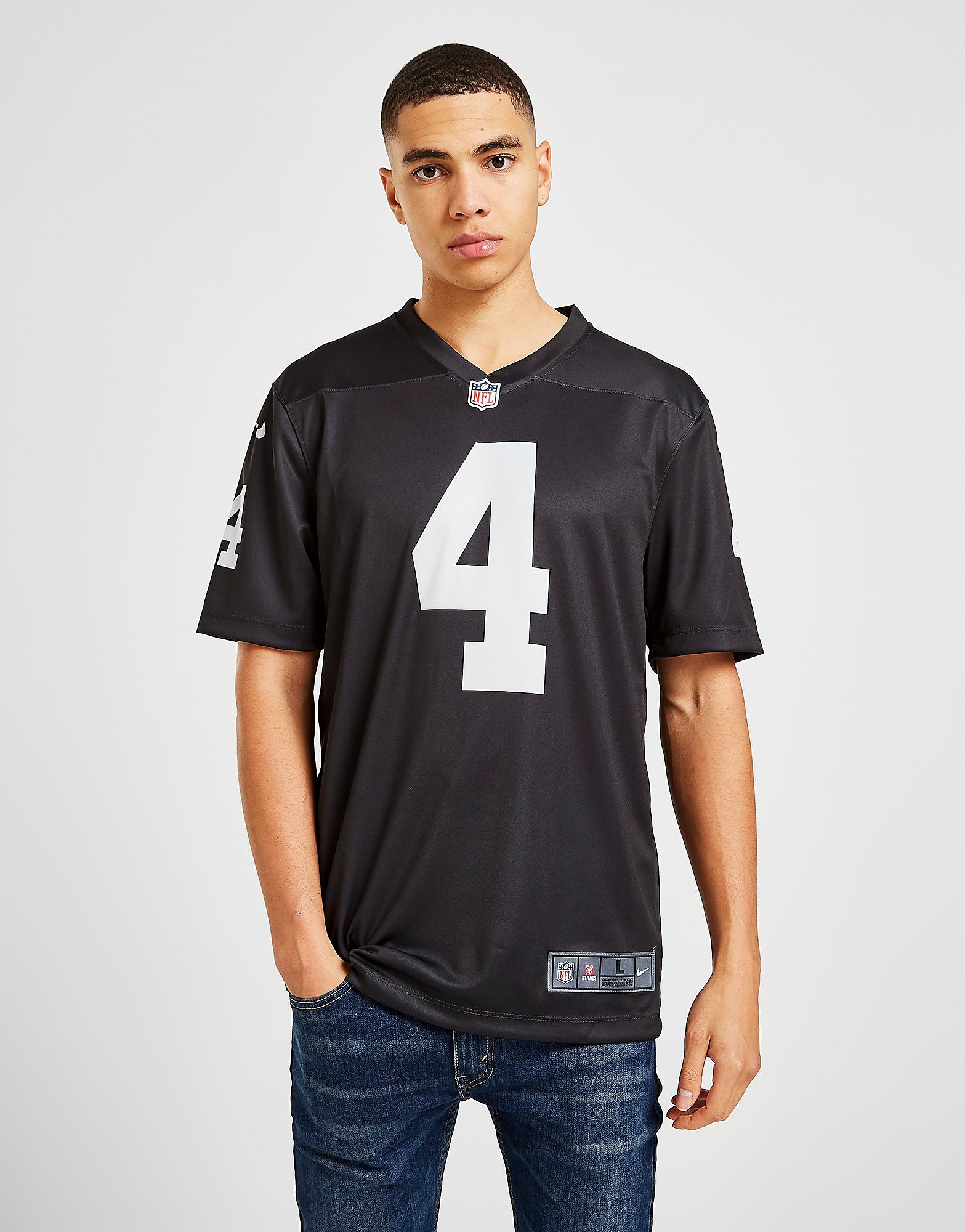 

Nike NFL Las Vegas Raiders Carr #4 Jersey - Black - Mens, Black