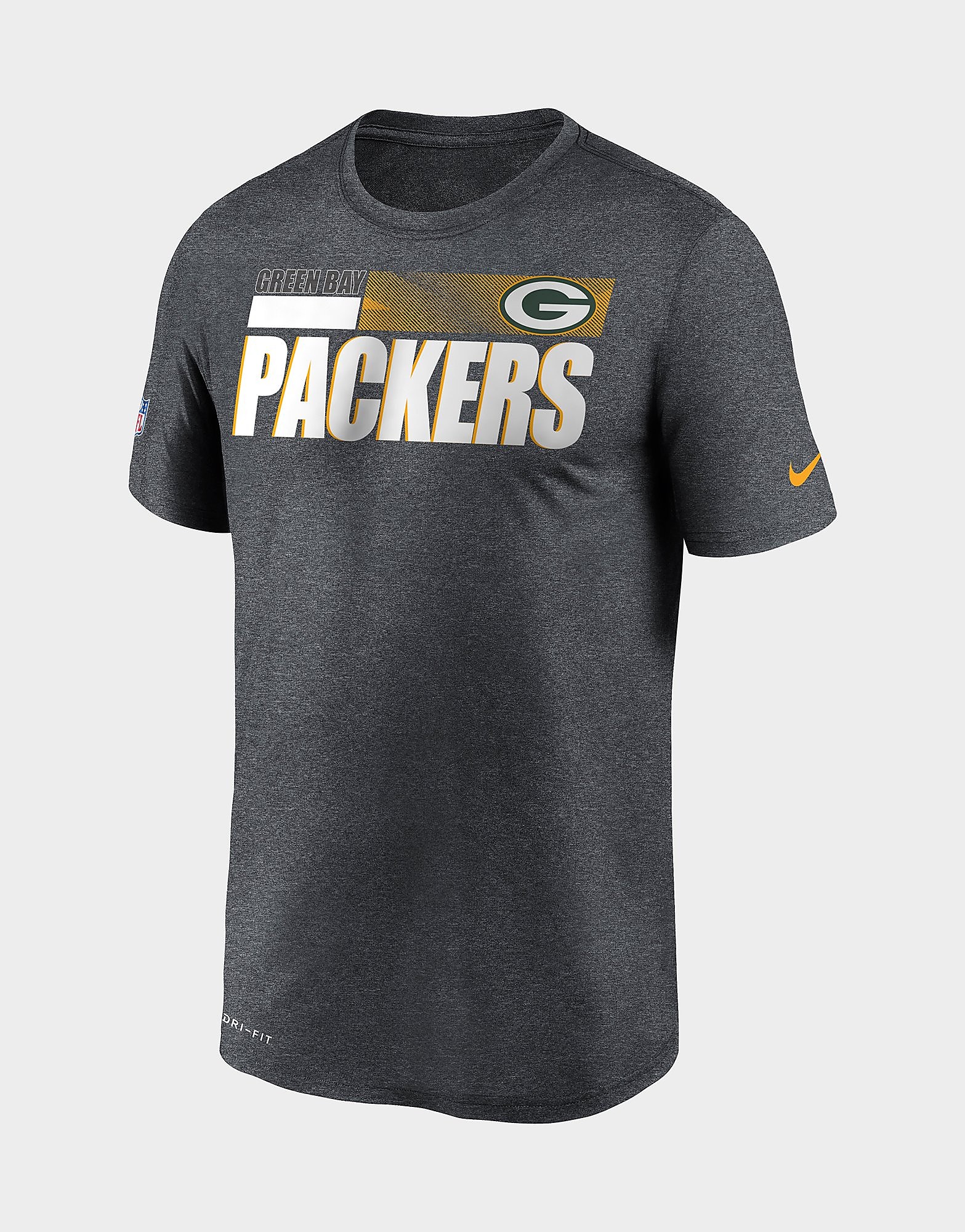 

Nike NFL Green Bay Packers Sideline T-Shirt PRE ORDER - Grey/Yellow - Mens, Grey/Yellow