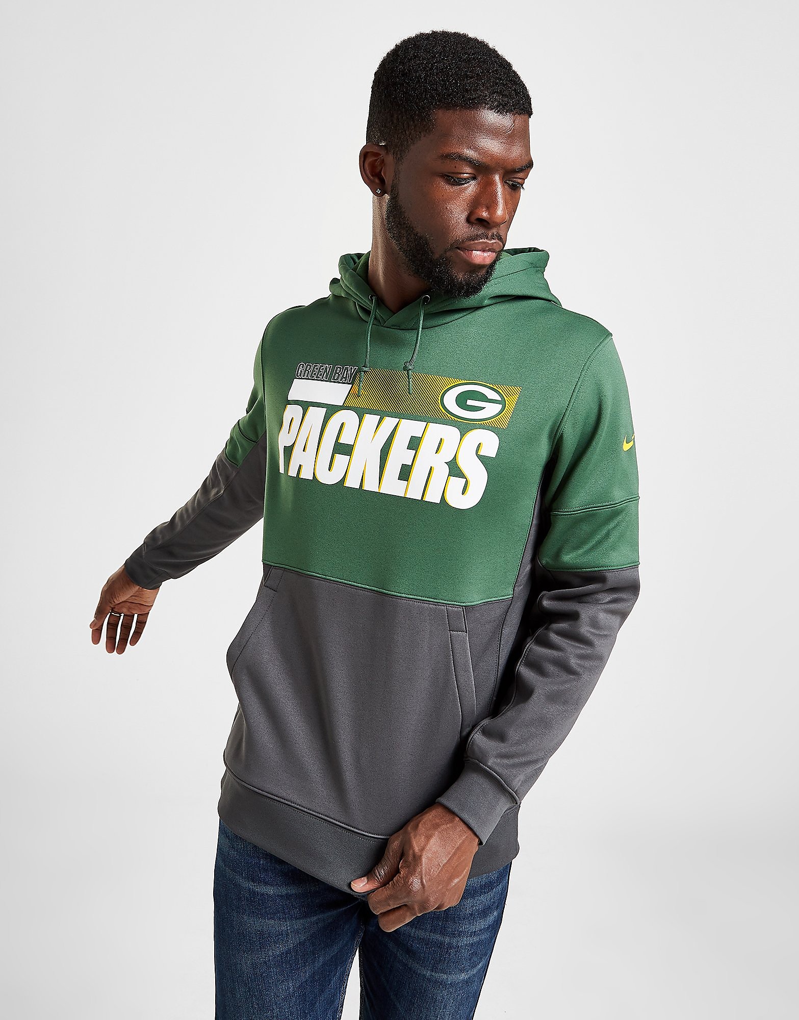 

Nike NFL Green Bay Packers Sideline Hoodie - Green - Mens, Green