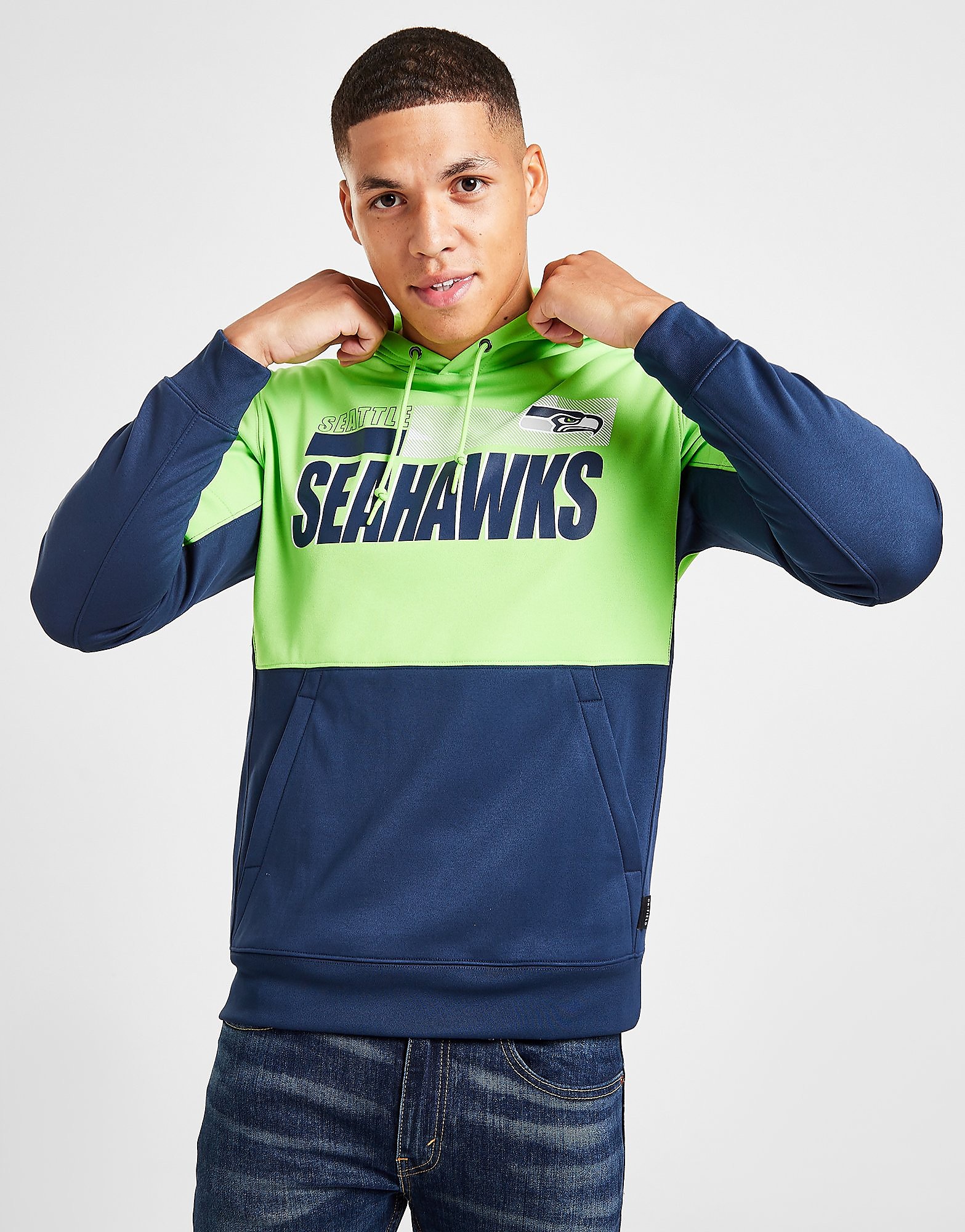 

Nike NFL Seattle Seahawks Sideline Overhead Hoodie - Green/Blue - Mens, Green/Blue