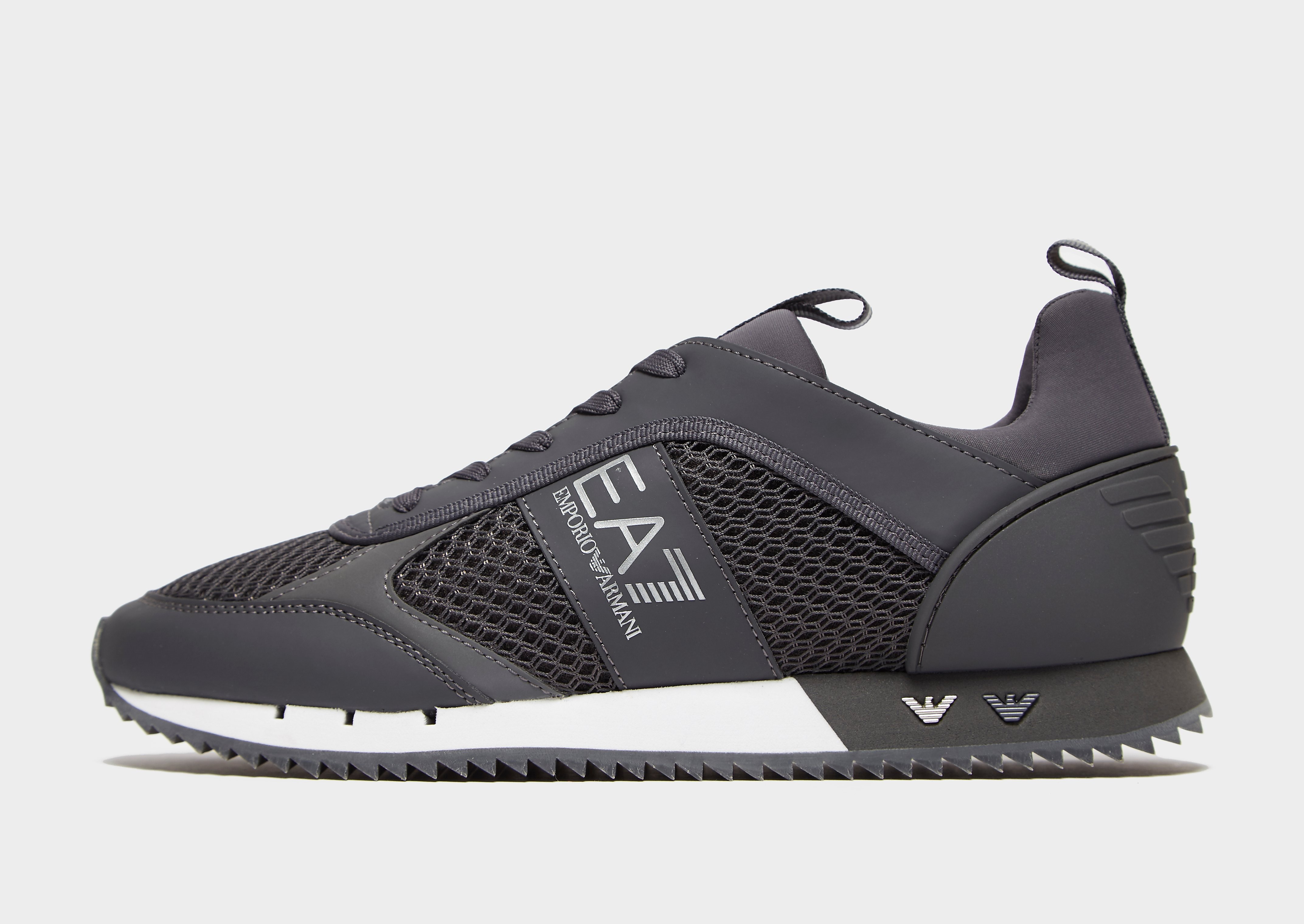 

Emporio Armani EA7 B&W Mesh Run - Only at JD - Grey - Mens, Grey