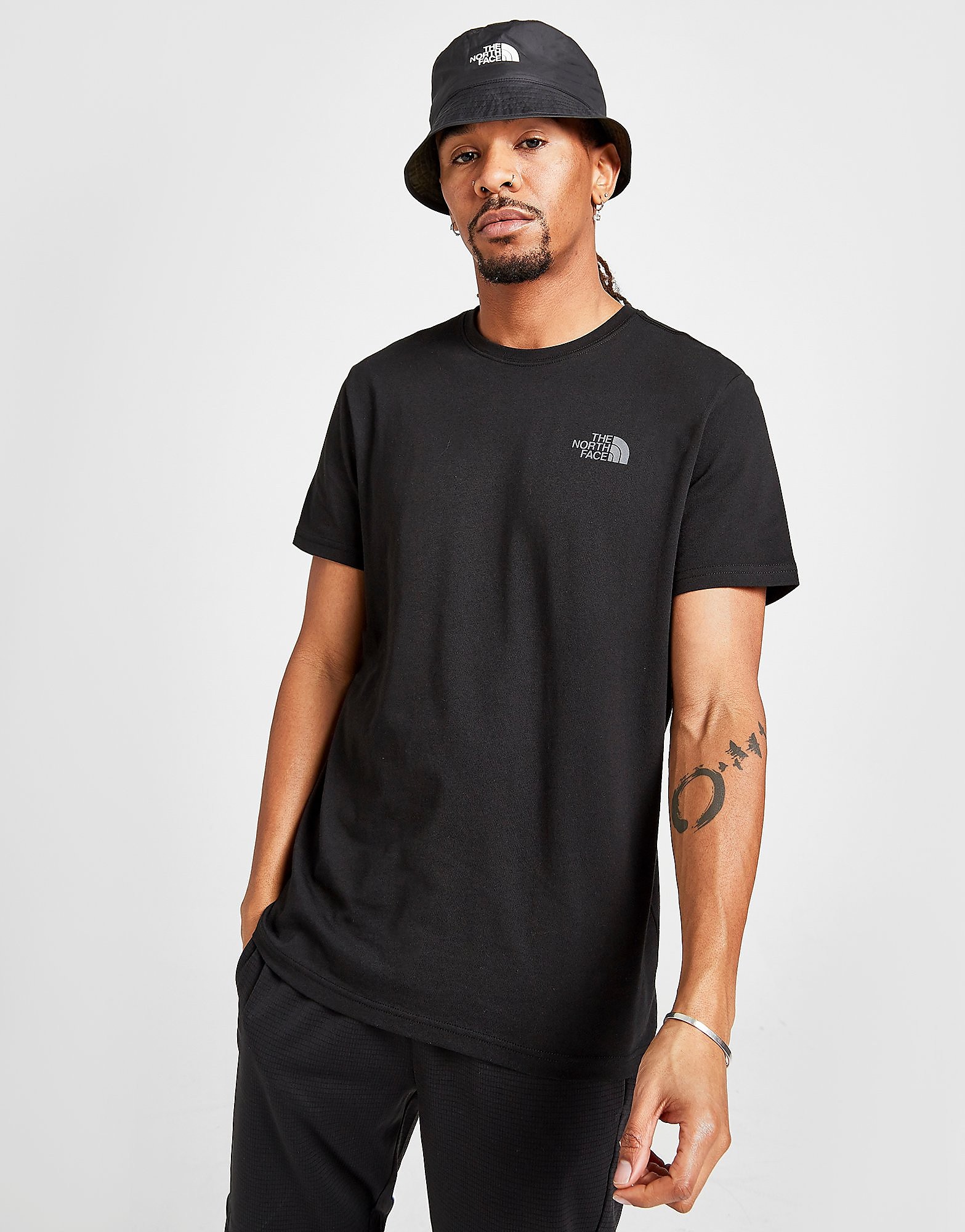 

The North Face Tonal Mountain Back T-Shirt Men's - Black, Black