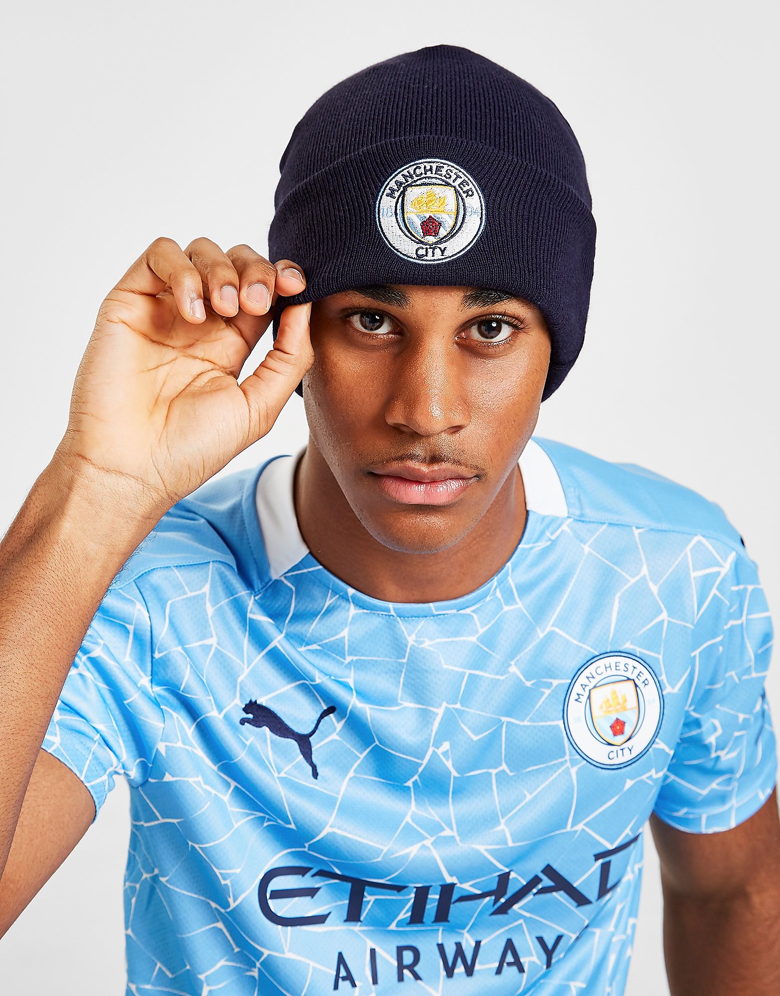 

Puma Manchester City FC Beanie Hat - Blue - Mens, Blue