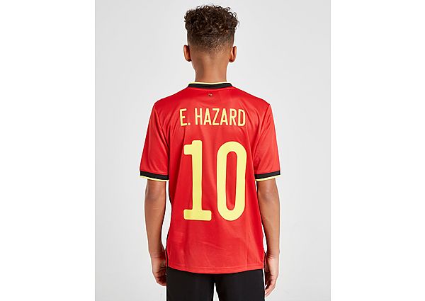 adidas Maillot domicile Belgique 2020 Hazard # 10 Junior - Red/Black, Red/Black