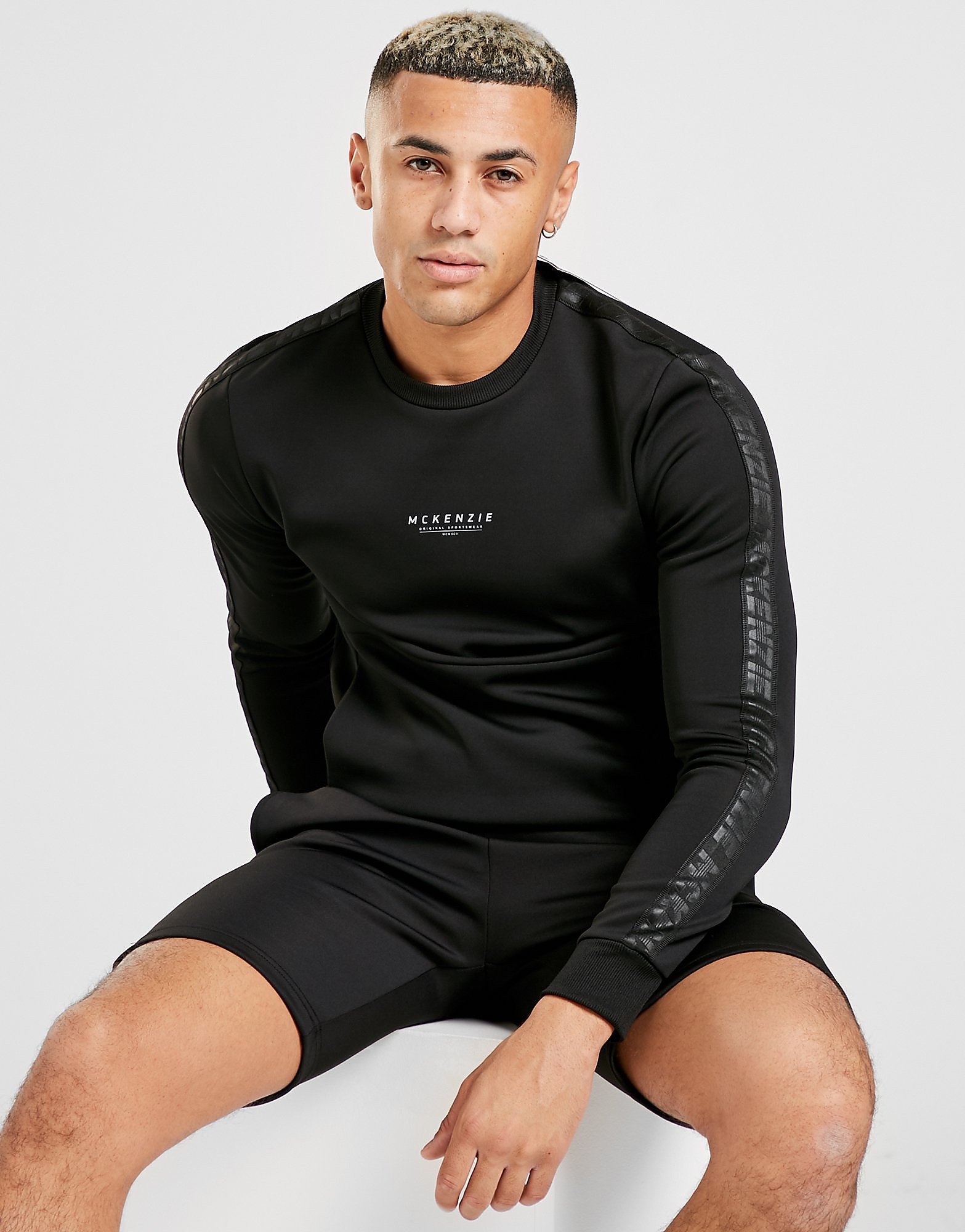 McKenzie Sweat-shirt Essential Poly Homme - Only at JD - Noir, Noir