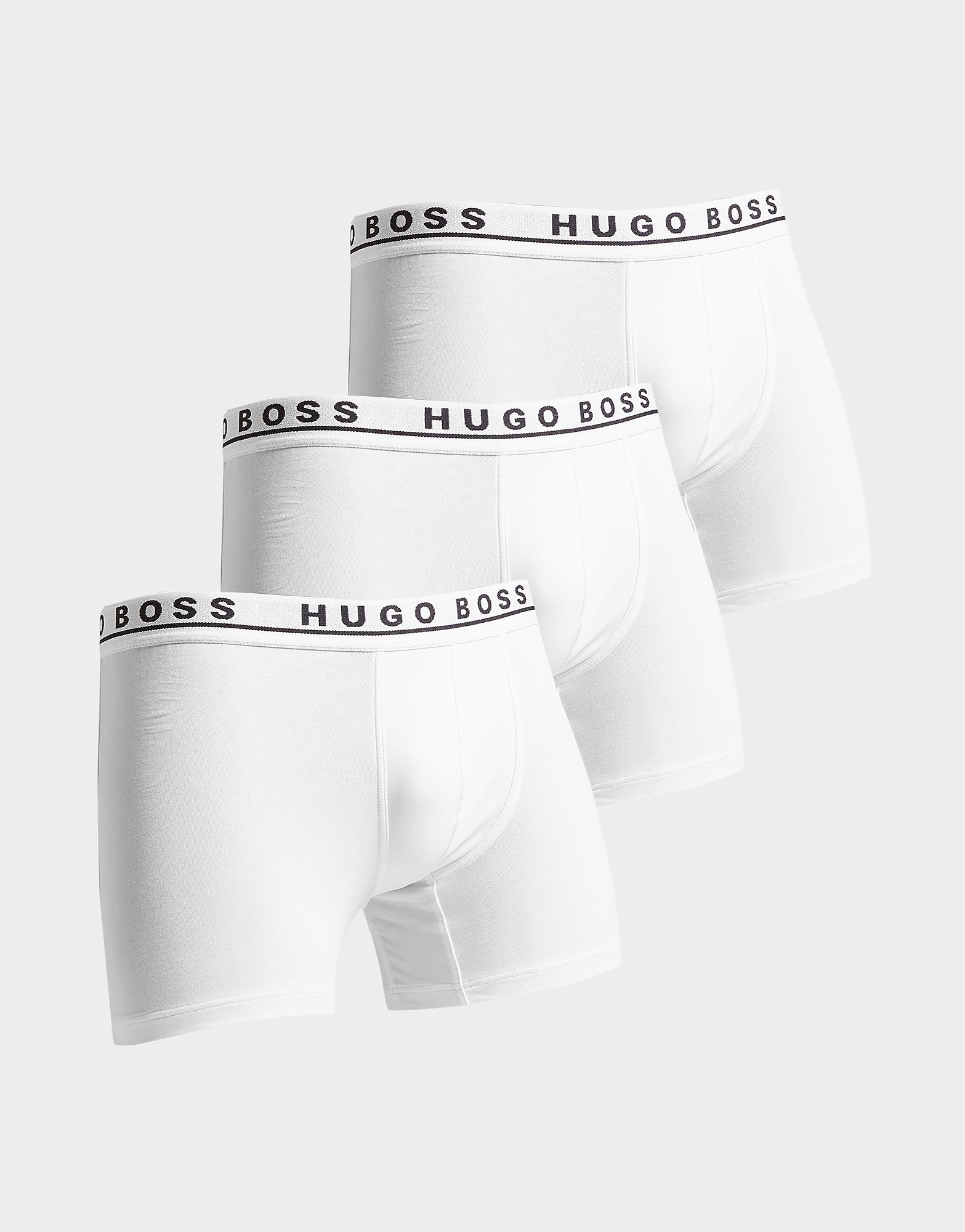 

BOSS 3 Pack Boxer Shorts - White - Mens, White