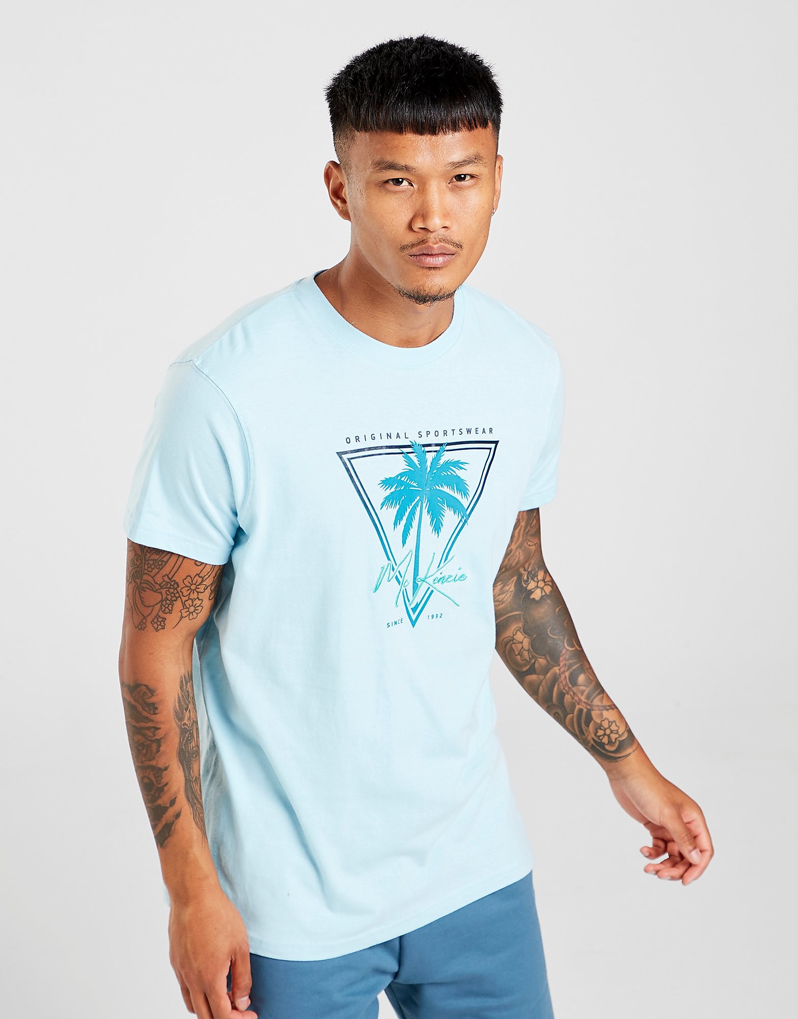 McKenzie T-shirt Colton Homme - Only at JD - Bleu, Bleu