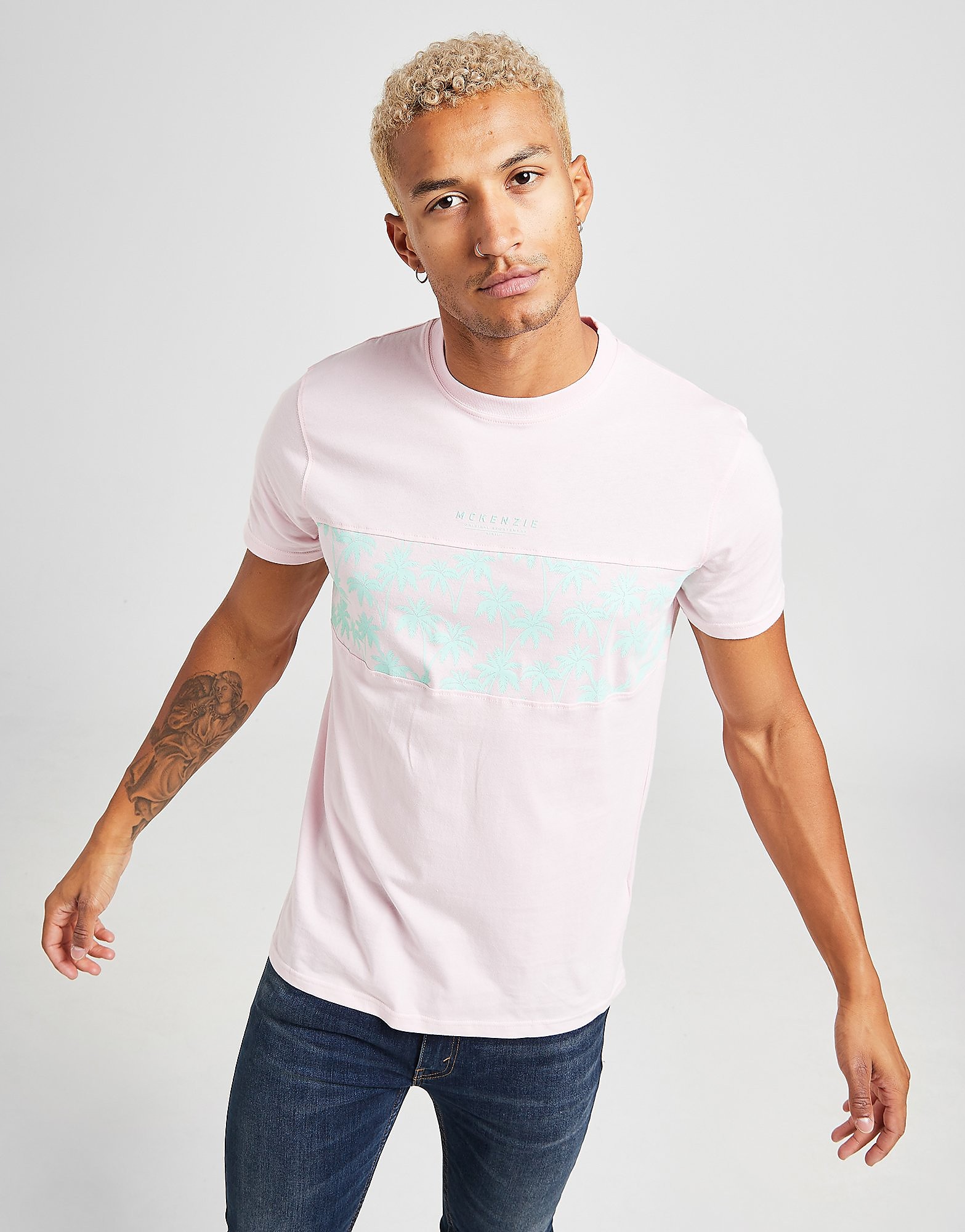 

McKenzie Tyce Palm T-Shirt - Only at JD - BLACK - Mens, BLACK