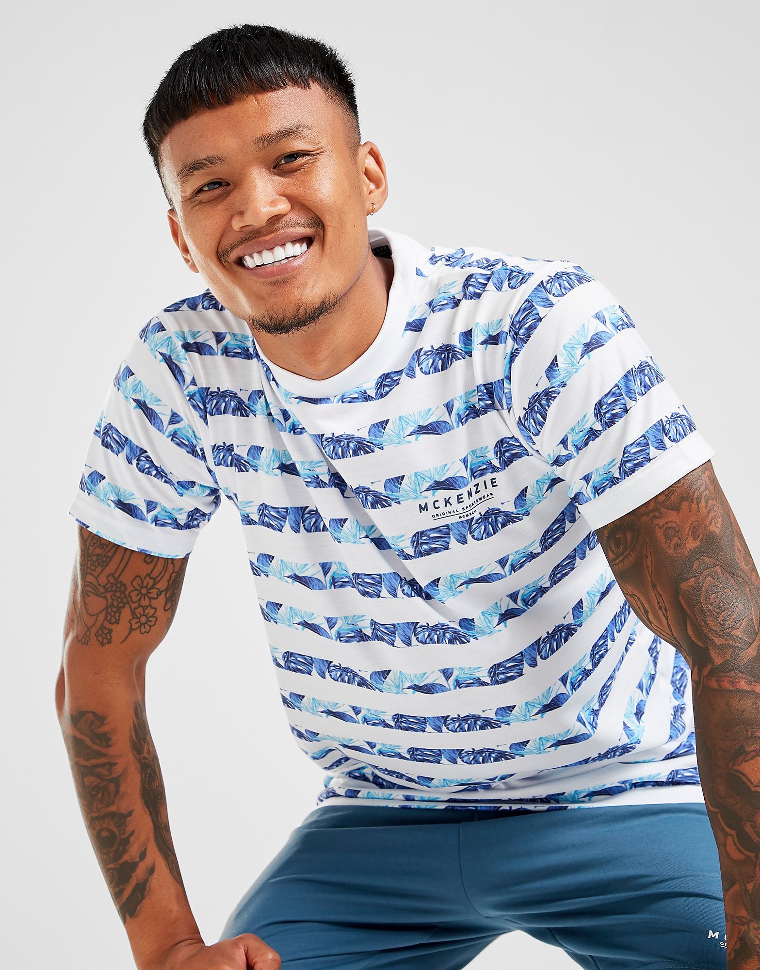 McKenzie T-shirt Gianni Homme - Only at JD - Bleu, Bleu