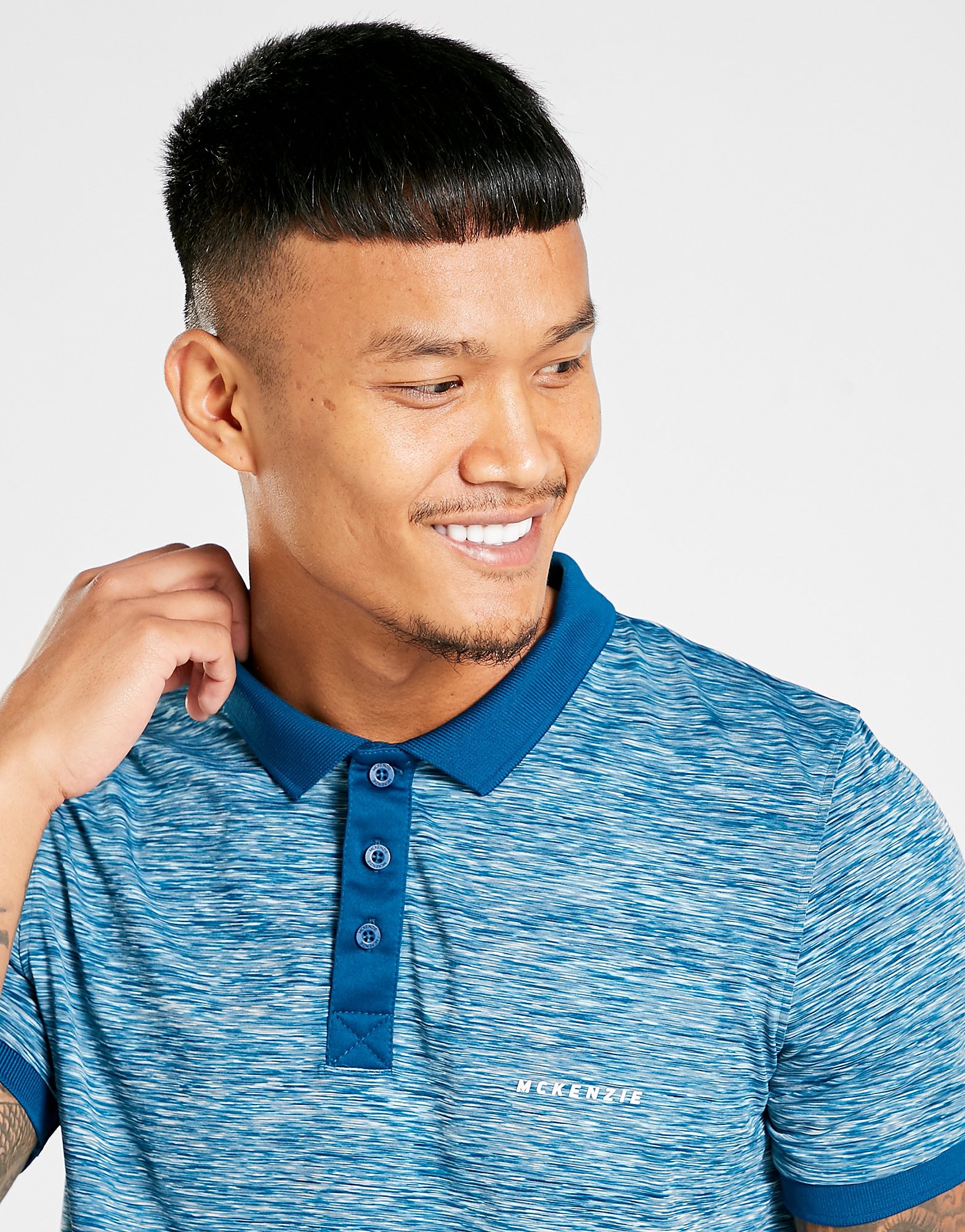 McKenzie Polo Hades Homme - Bleu, Bleu