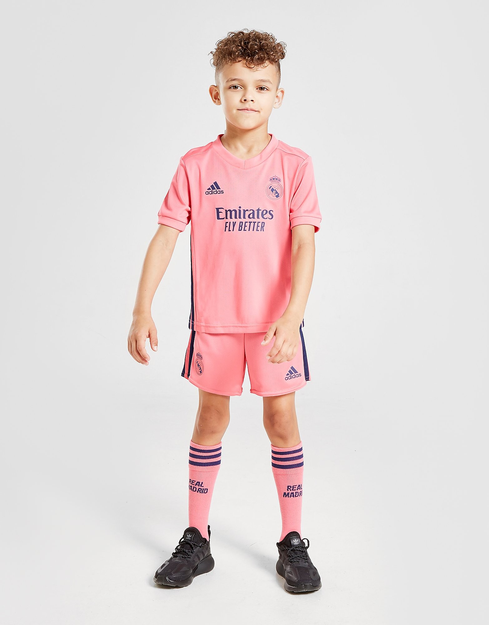 

adidas Real Madrid 2020/21 Away Kit Children - Spring Pink - Kids, Spring Pink