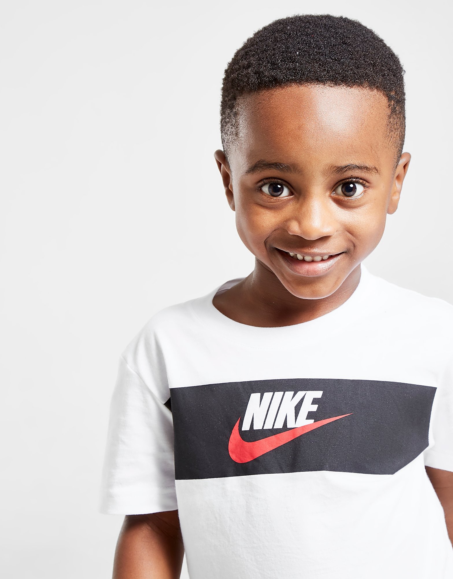 

Nike Panel T-Shirt Children - Only at JD - White - Kids, White