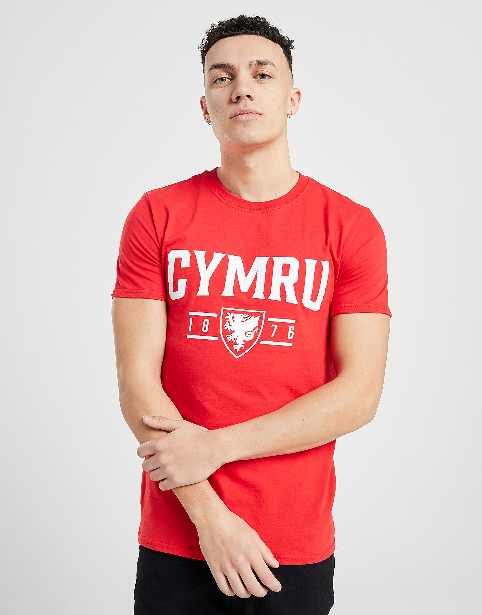 

Official Team Wales Cymru Short Sleeve T-Shirt - Red - Mens, Red
