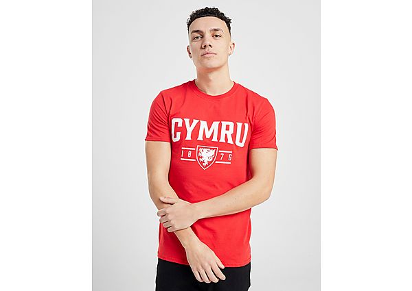 Official Team T-shirt Pays de Galles Cymru Manches courtes Homme - Red, Red