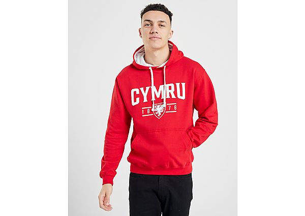 Official Team Sweat à capuche Pays de Galles Cymru Homme - Red/White, Red/White