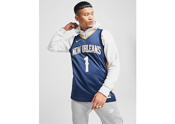 Nike Maillot NBA New Orleans # 1 Williamson Swingman Homme - Blue, Blue