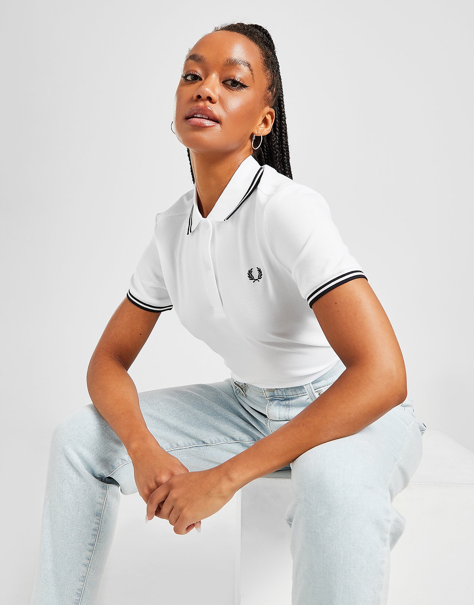 

Fred Perry Twin Tipped Polo Shirt Women's - White, White