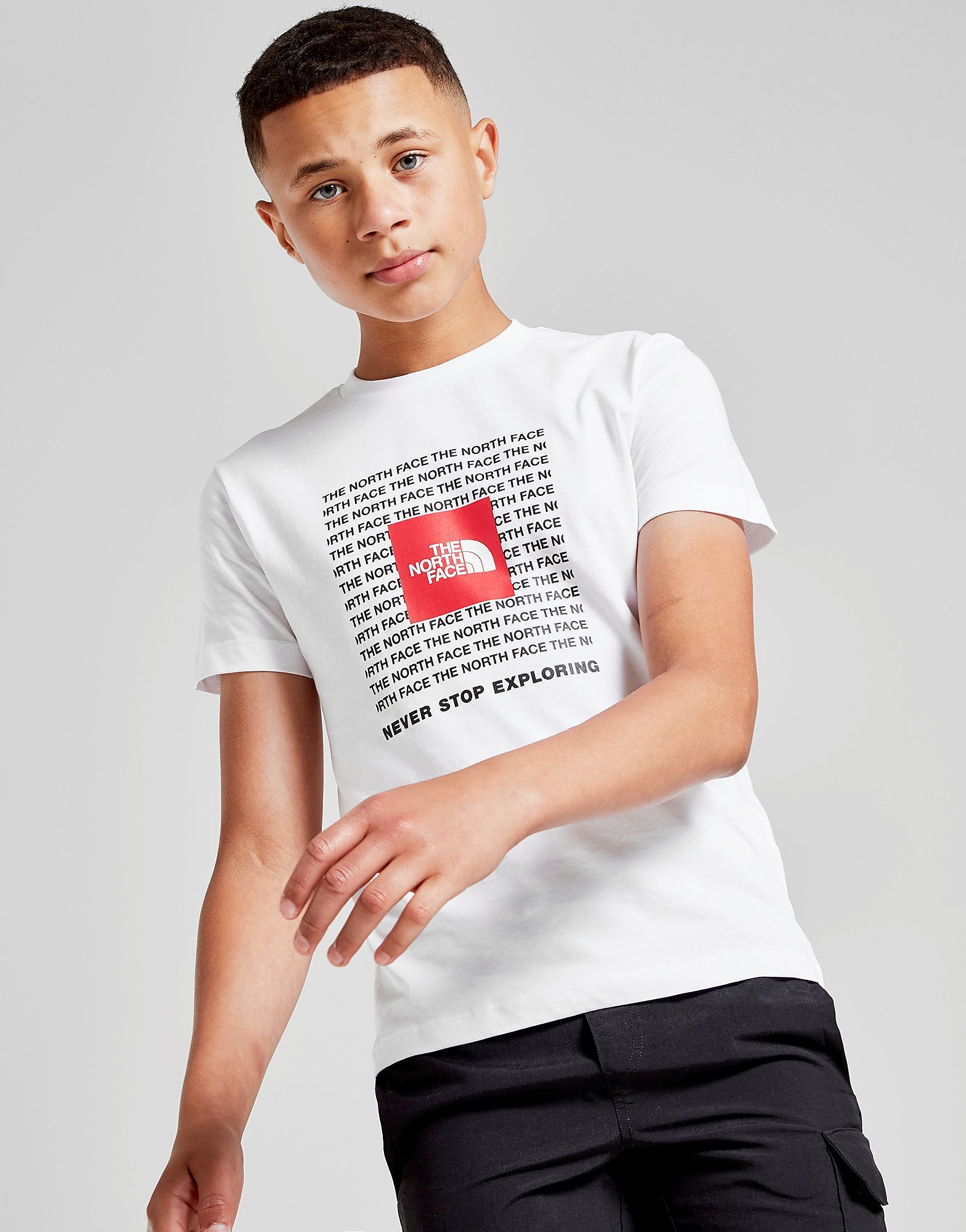

The North Face All Over Print T-Shirt Junior - Only at JD - White - Kids, White