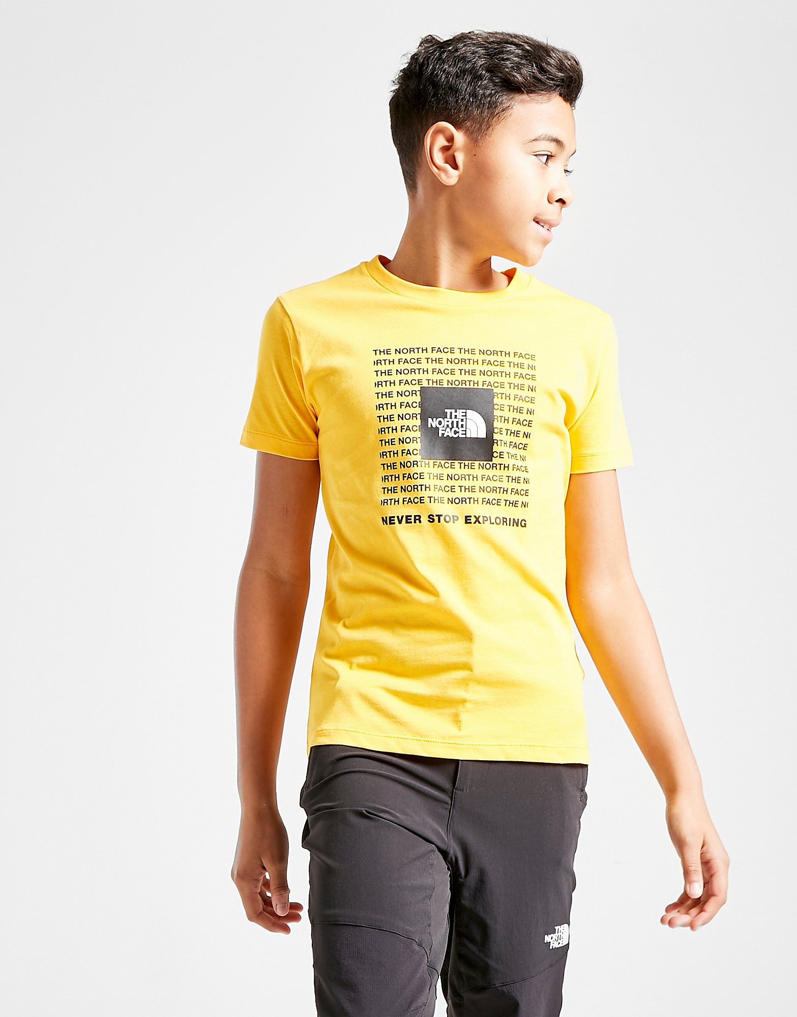 

The North Face Box T-Shirt Junior - Only at JD - Yellow - Kids, Yellow