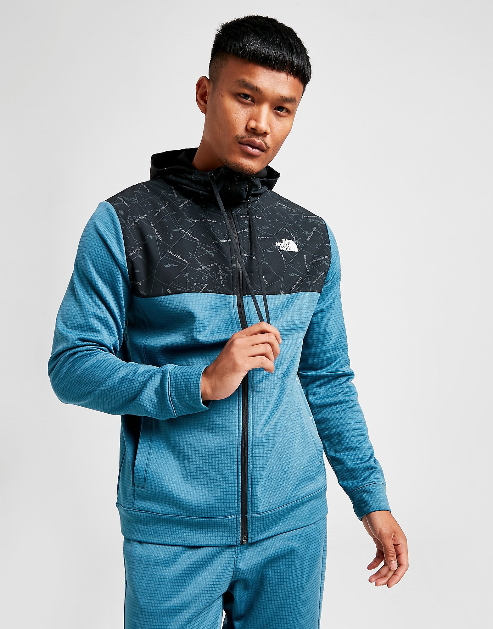 

The North Face Train N Logo Full Zip Hooded Jacket - Mens