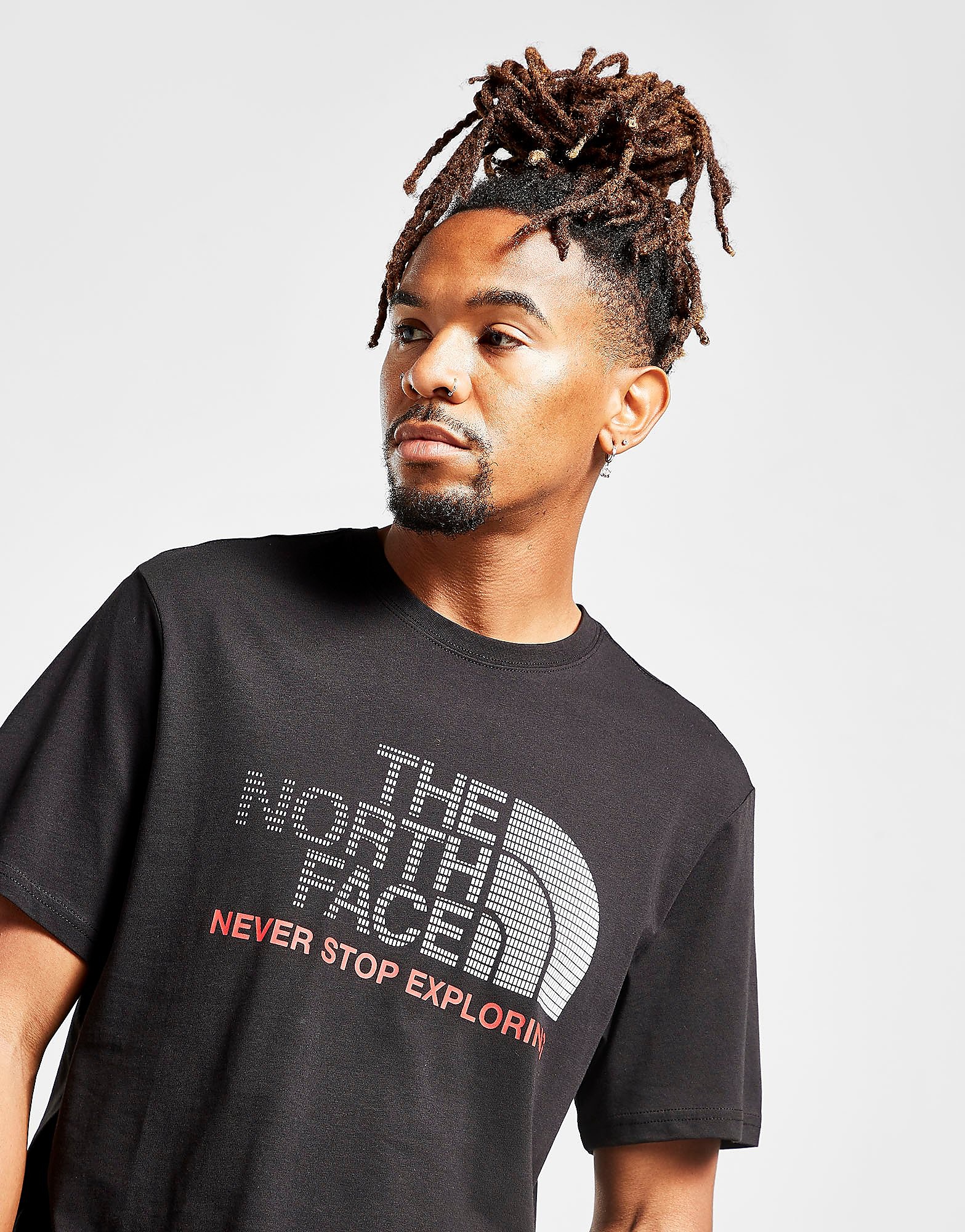 

The North Face Gradient Large Logo T-Shirt - Only at JD - Black - Mens, Black