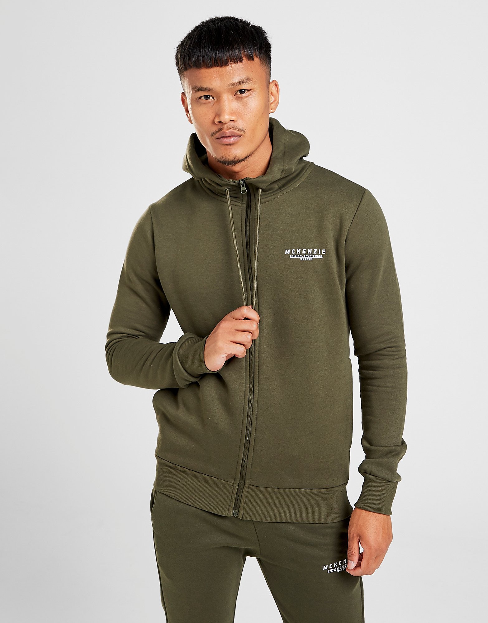 McKenzie Sweat à capuche Essential Zip Homme - Only at JD - Noir, Noir