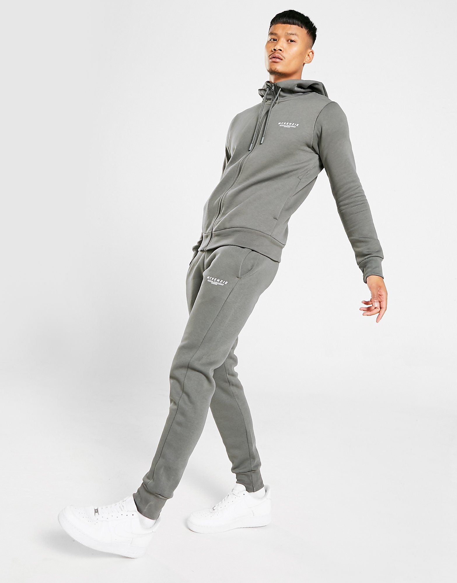 McKenzie Pantalon de survêtement Essential Cuffed Homme - Only at JD - Gris, Gris
