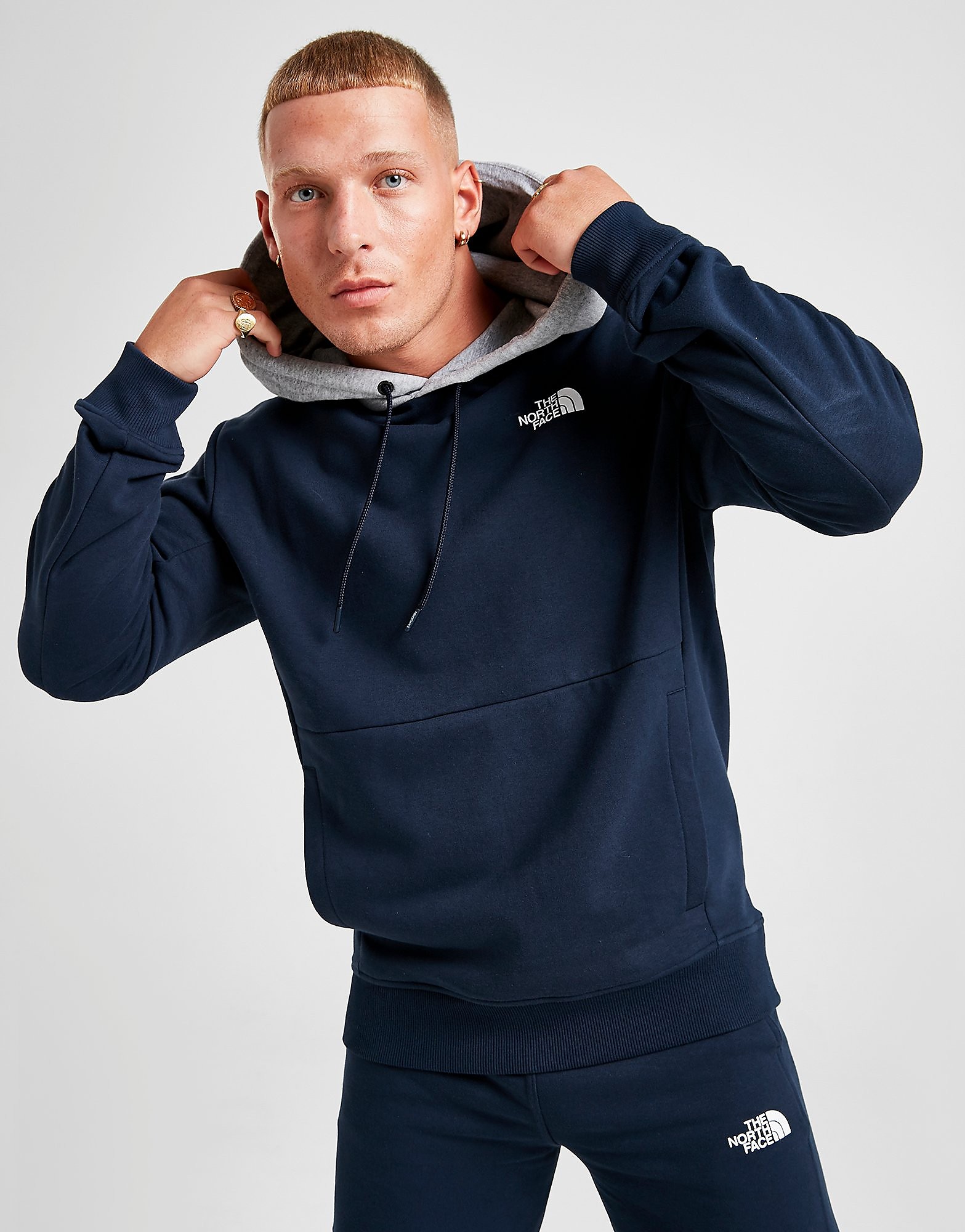 

The North Face Contrast Hoodie - Only at JD - Blue - Mens, Blue