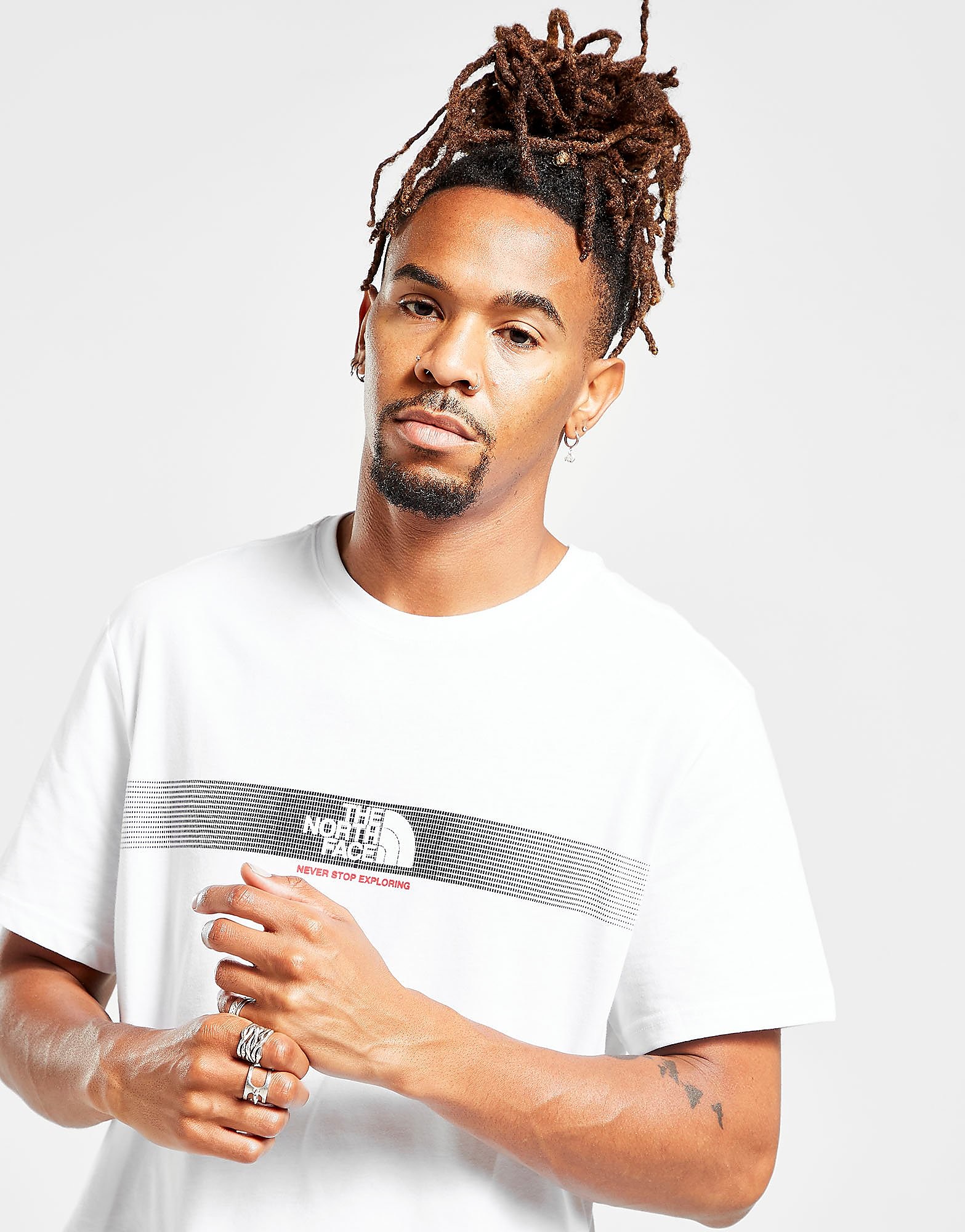 

The North Face Central Fade T-Shirt - Only at JD - White - Mens, White