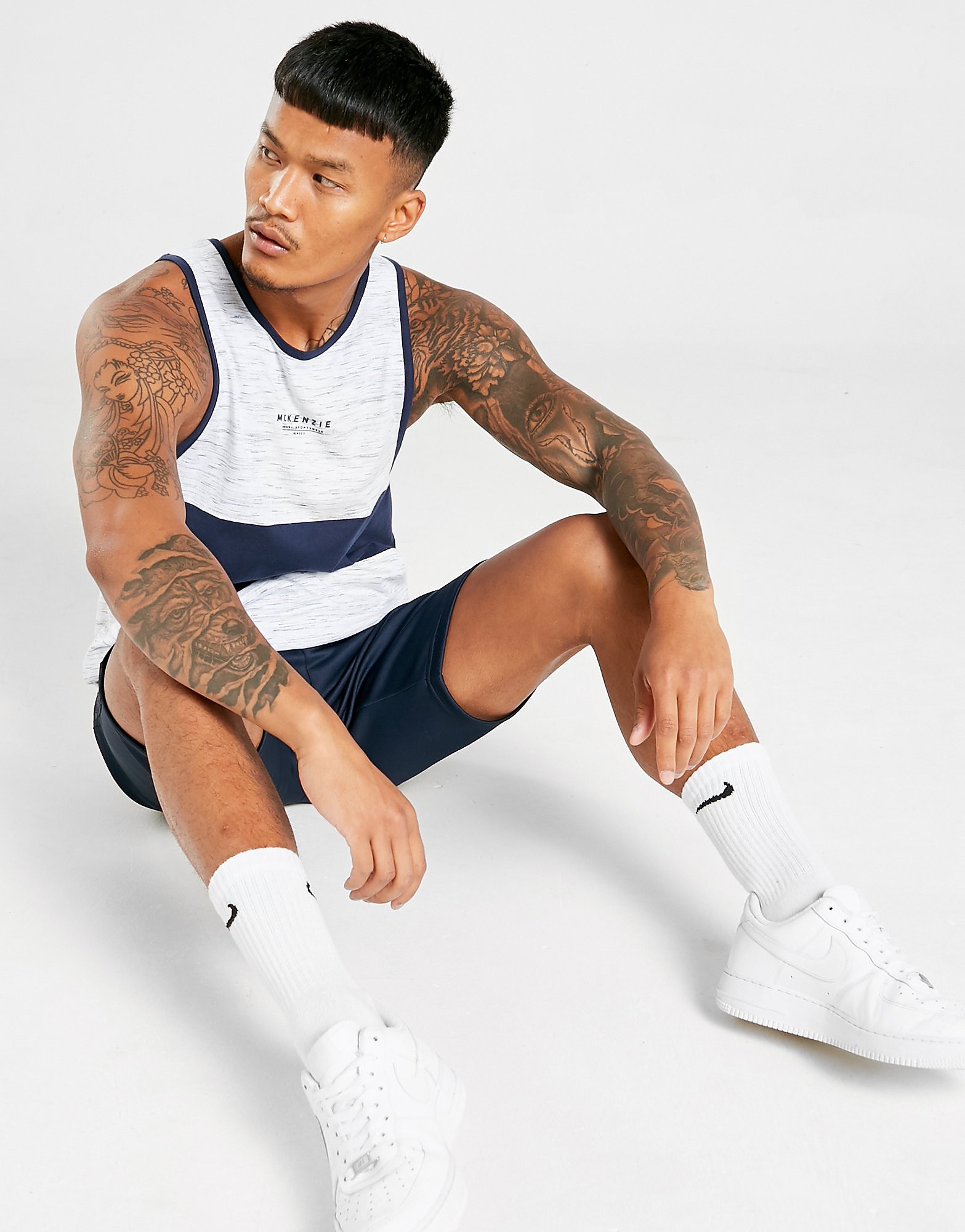 McKenzie Veste sans Manches Jair Vest Homme - Blanc, Blanc