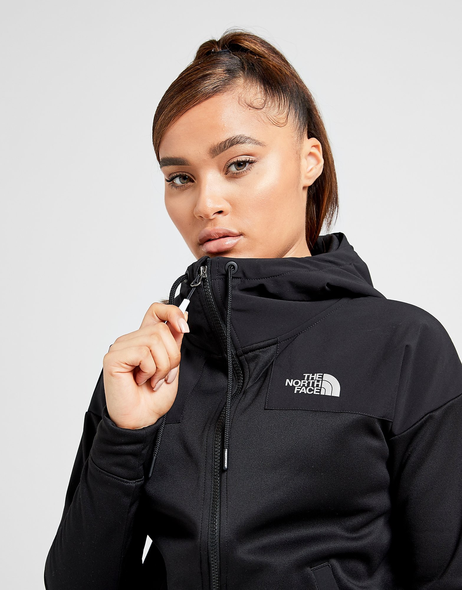 

The North Face Mittelegi Full Zip Hoodie - Only at JD - Black/White, Black/White