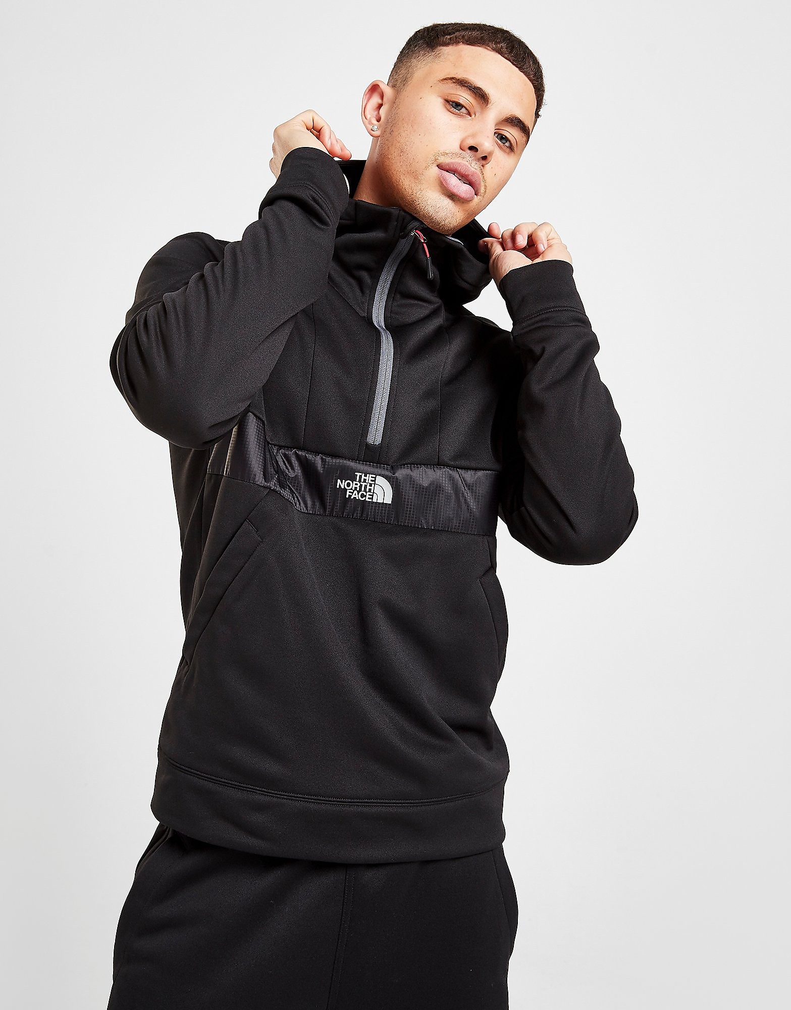 

The North Face Mittelegi 1/4 Zip Hoodie - Only at JD - Black - Mens, Black