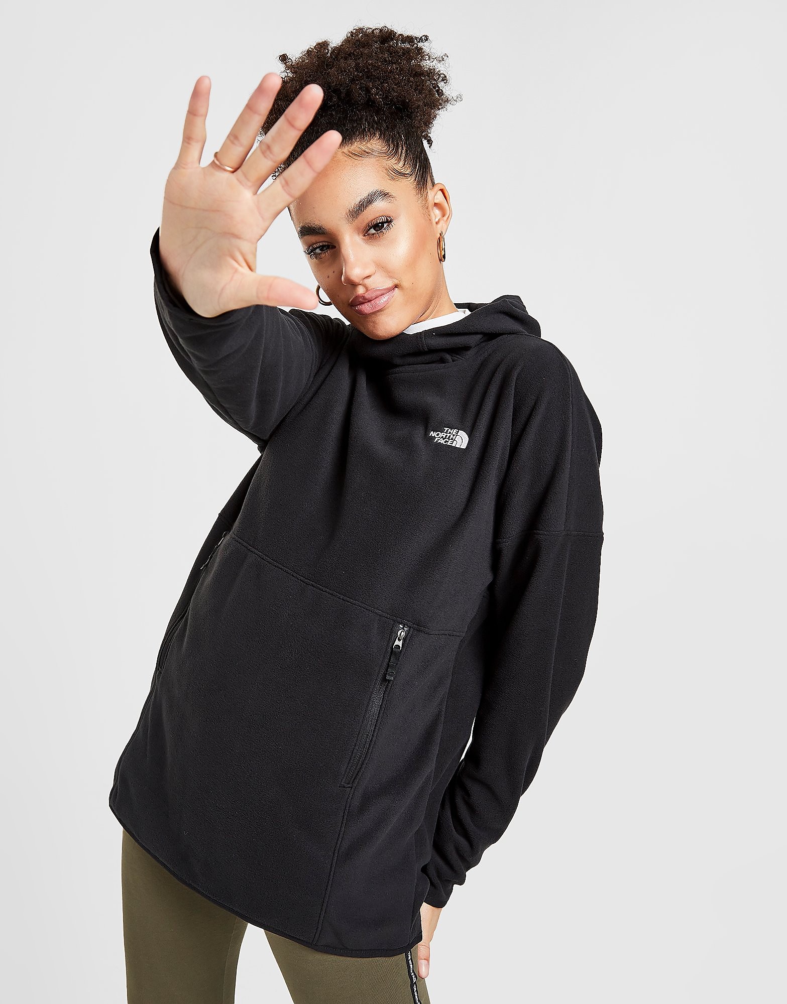 

The North Face Glacier Overhead Hoodie - Black - Womens, Black