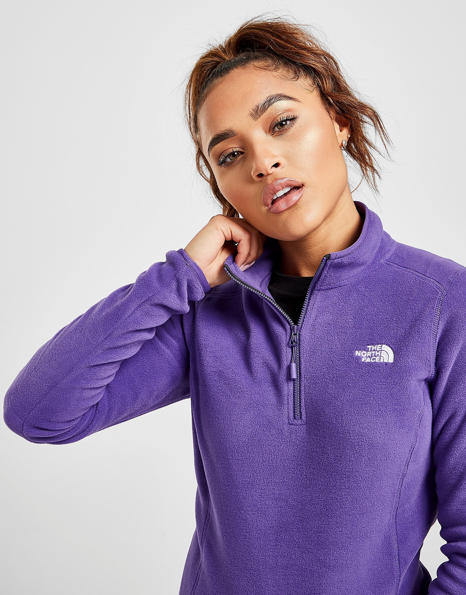 

The North Face Glacier 1/4 Zip Top - Purple - Womens, Purple