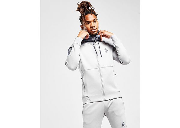 Gym King Sweat à capuche Full Zip Core Woven Homme