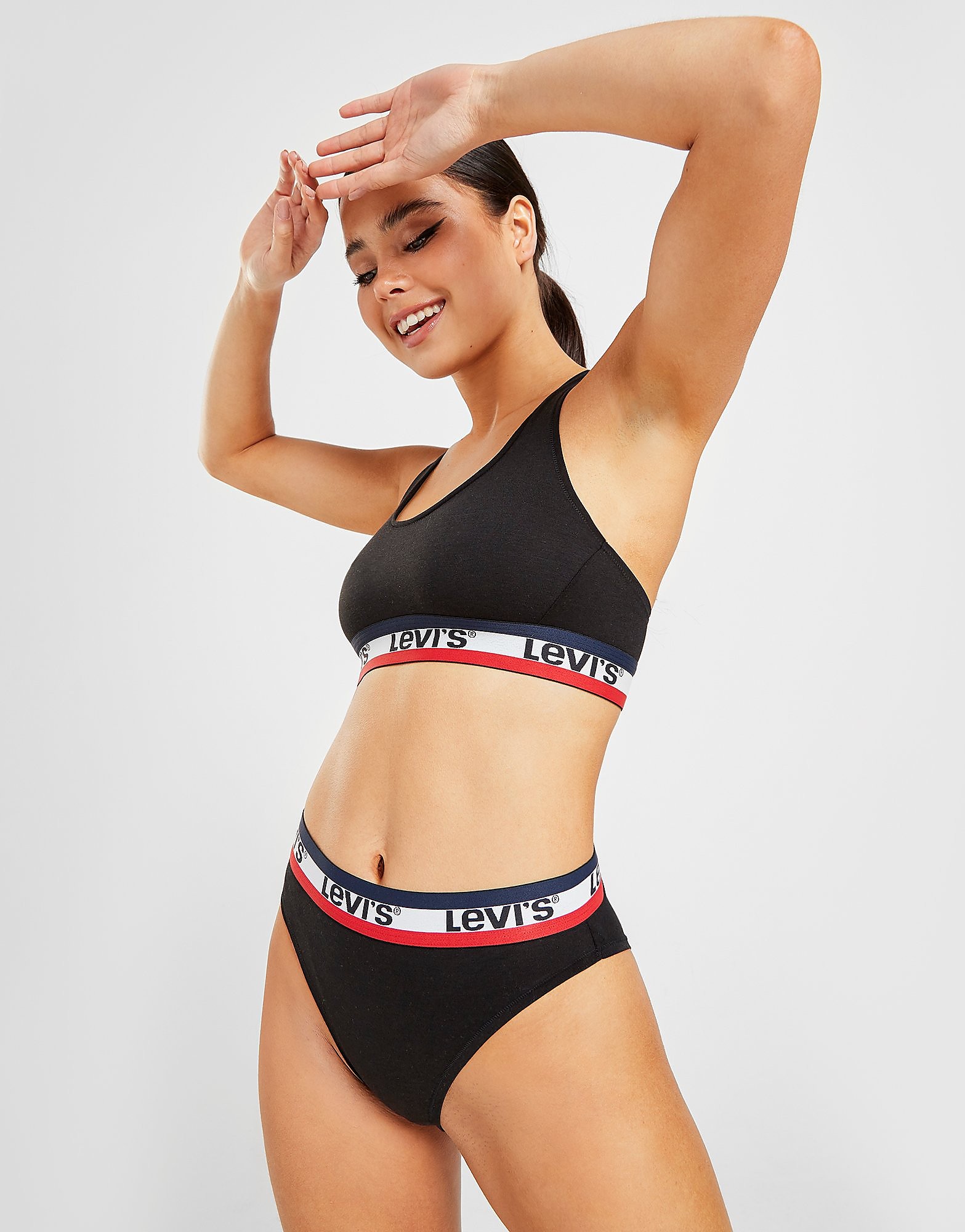 

Levis Logo Tape Briefs - Black - Womens, Black