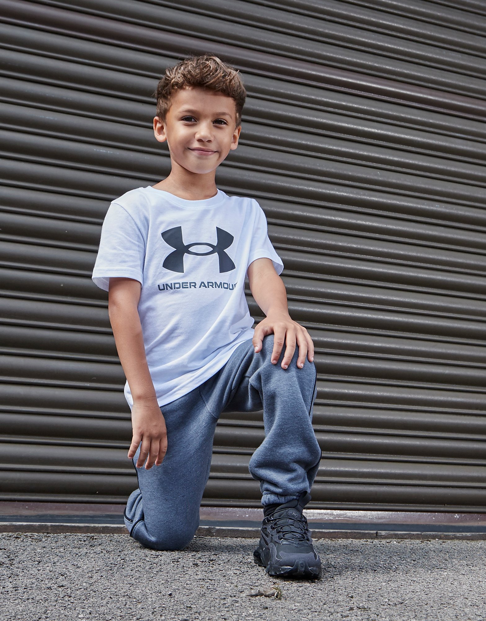 

Under Armour Stack Logo T-Shirt Children - Only at JD - White - Kids, White