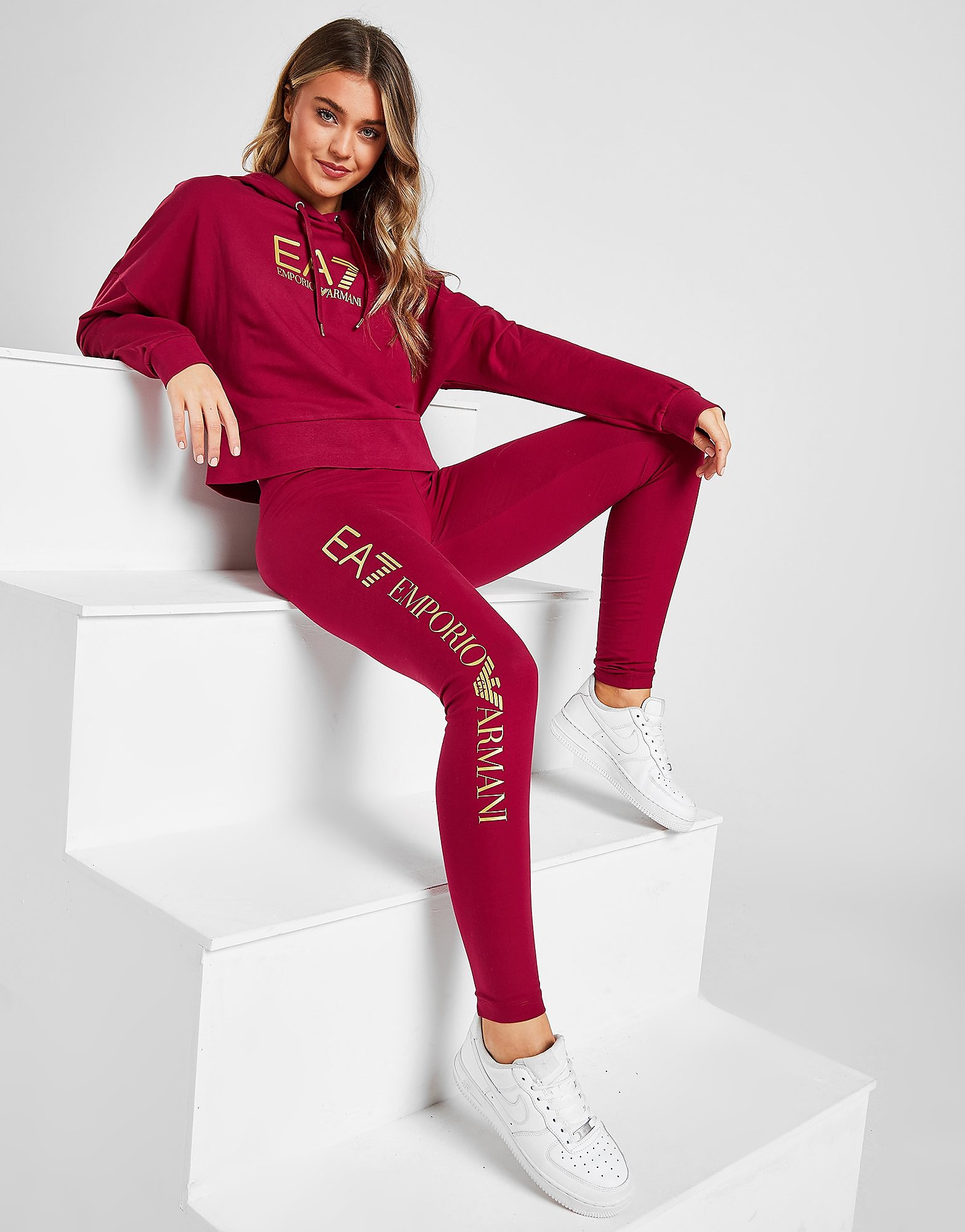 

Emporio Armani EA7 Logo Leggings - Only at JD - RED/Gold - Womens, RED/Gold