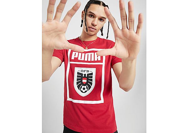 Puma T-shirt Autriche à manches courtes Homme - Red/S, Red/S