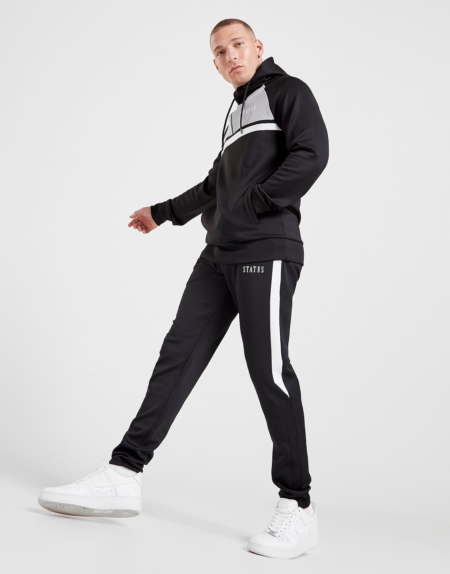

Status Xander Track Pants - Black/White - Mens, Black/White