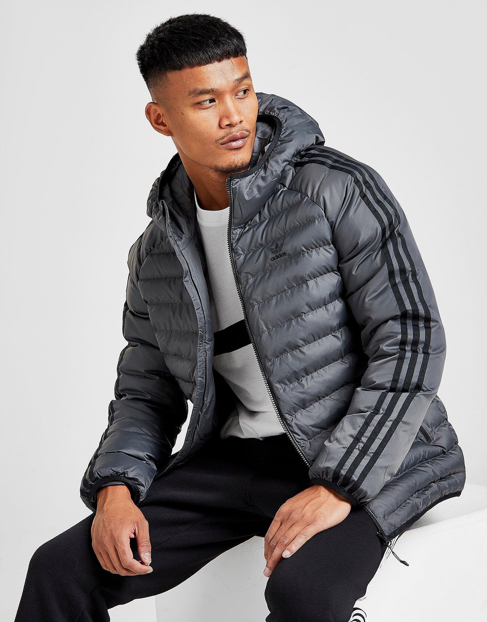 

adidas Originals Bubble Jacket - Only at JD - Grey/Black - Mens, Grey/Black