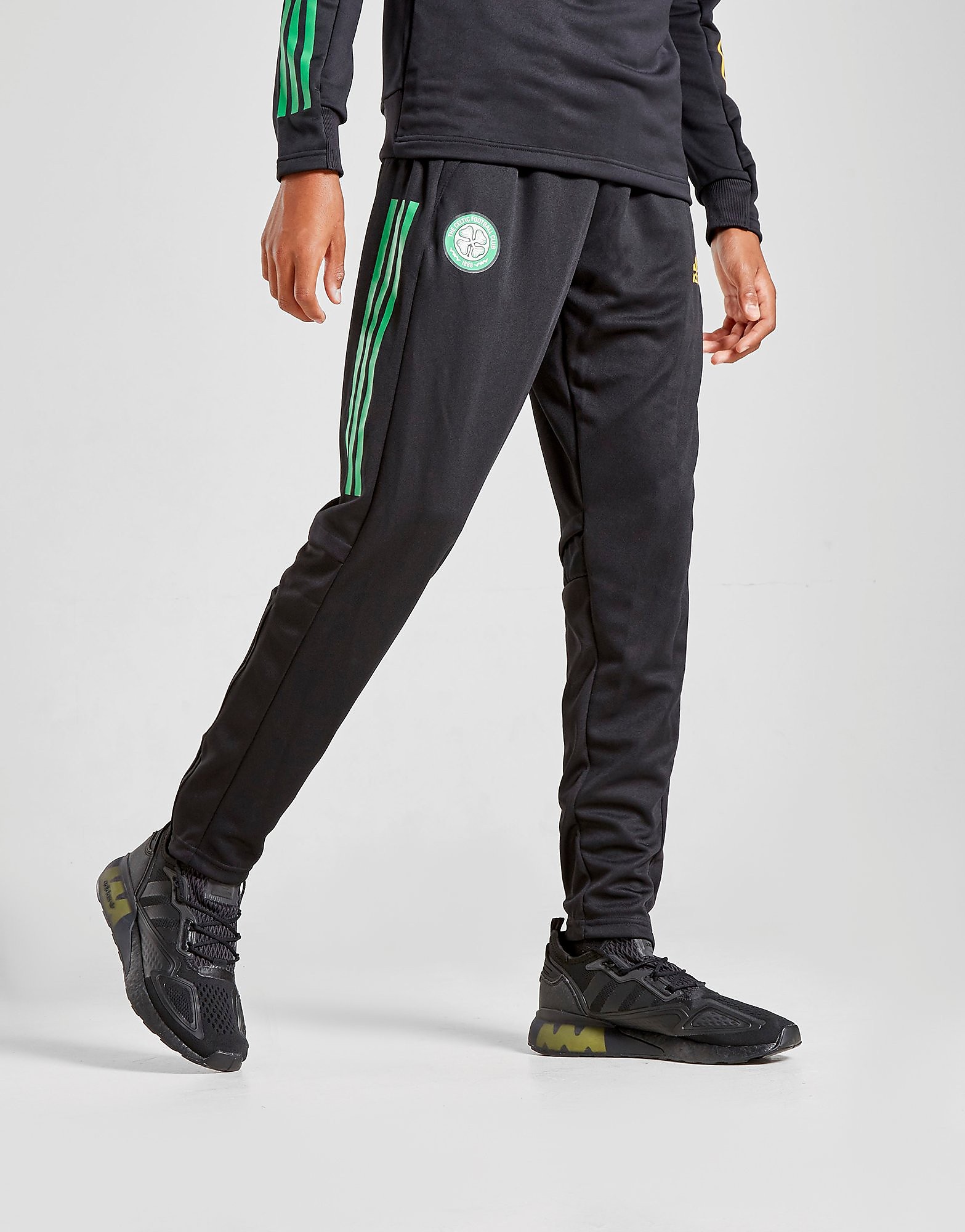 adidas Celtic FC Training Track Pants Junior - Black - Kids, Black