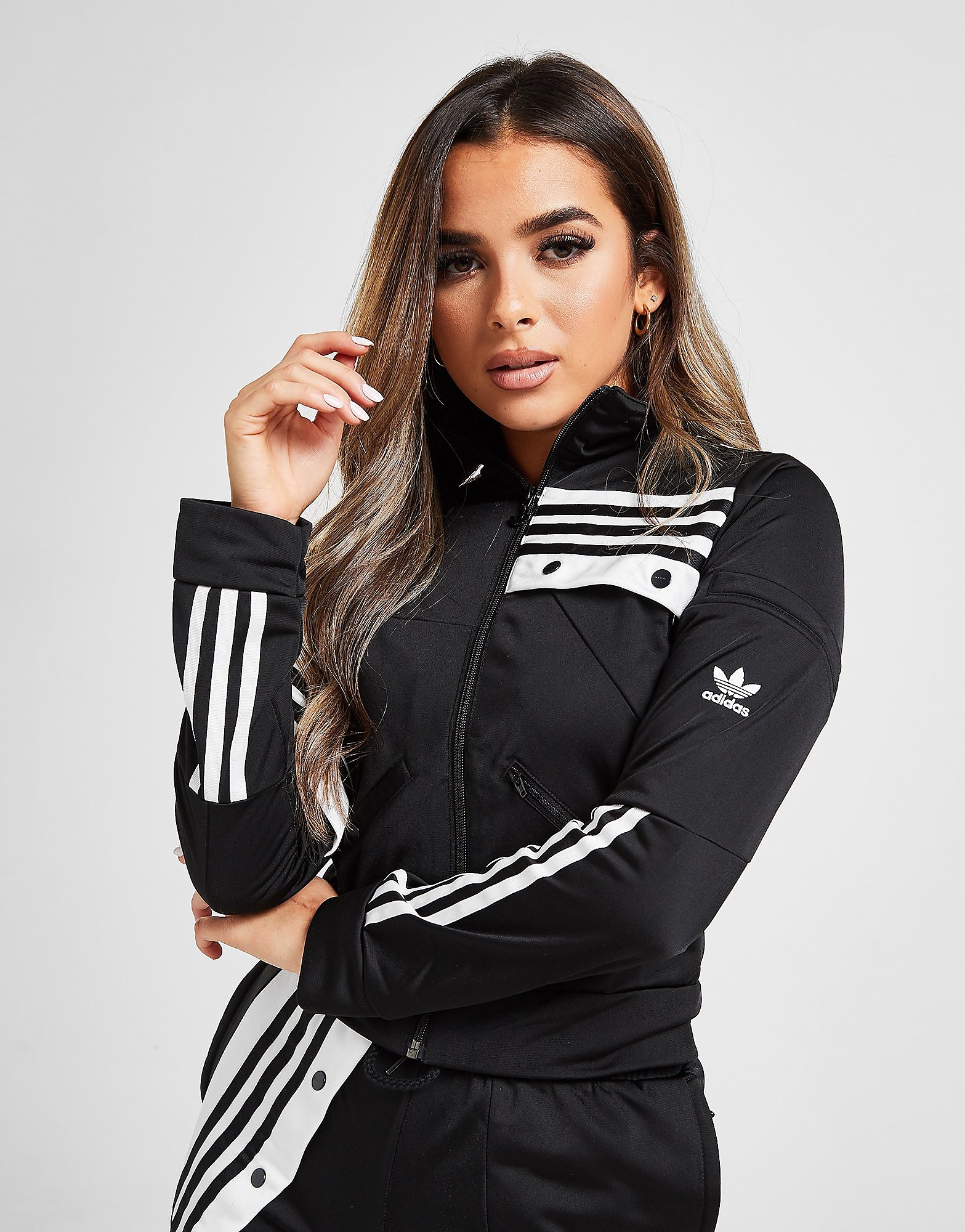 

adidas Originals Danielle Cathari Track Top - Black/White - Womens, Black/White